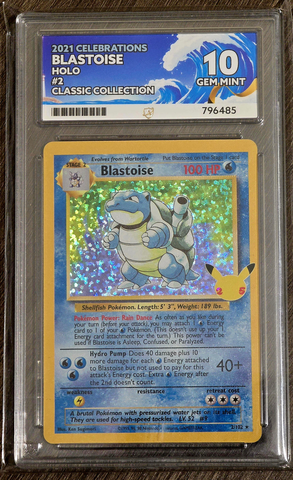 Blastoise #2 Holo - ACE 10