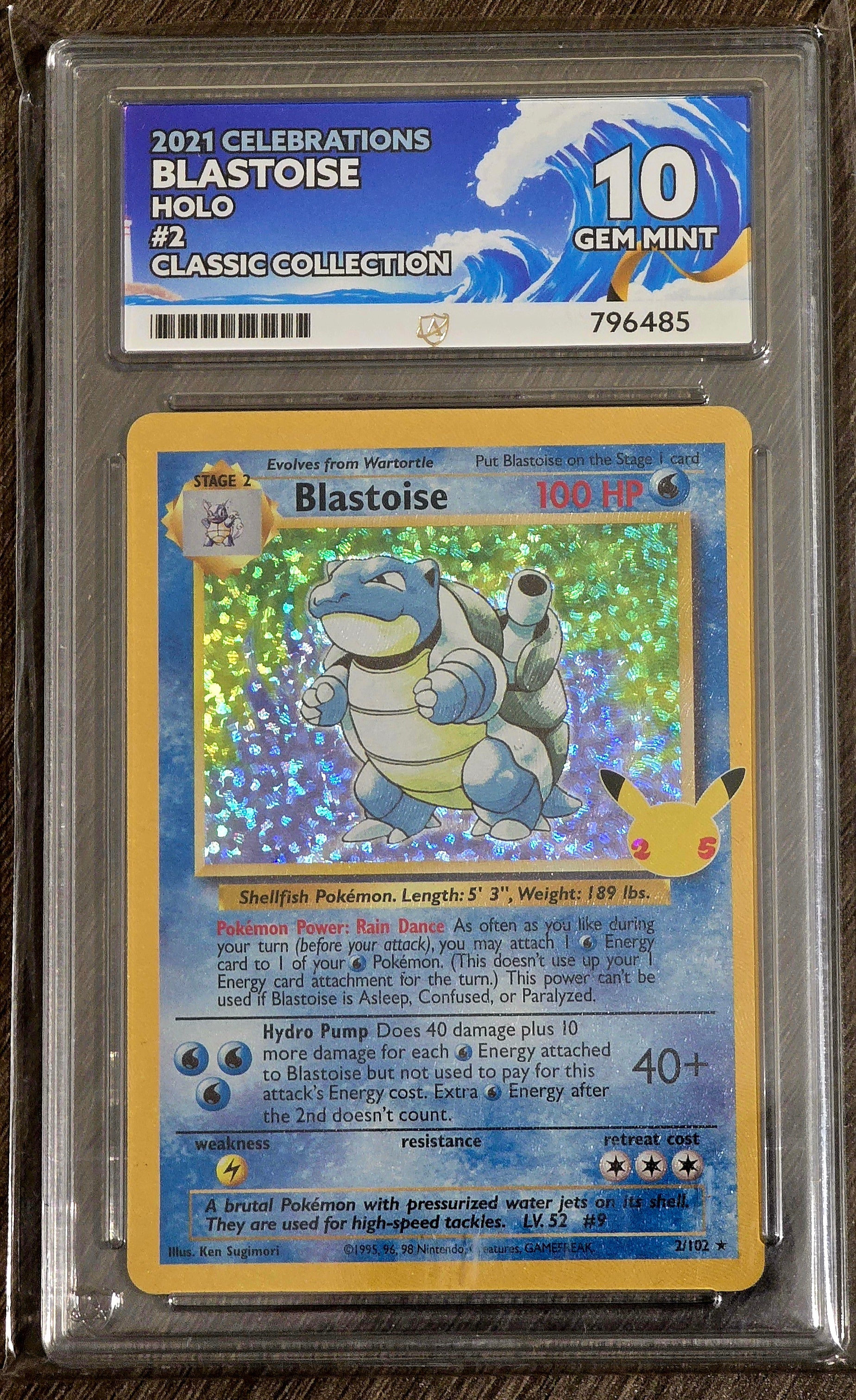 Blastoise #2 Holo - ACE 10