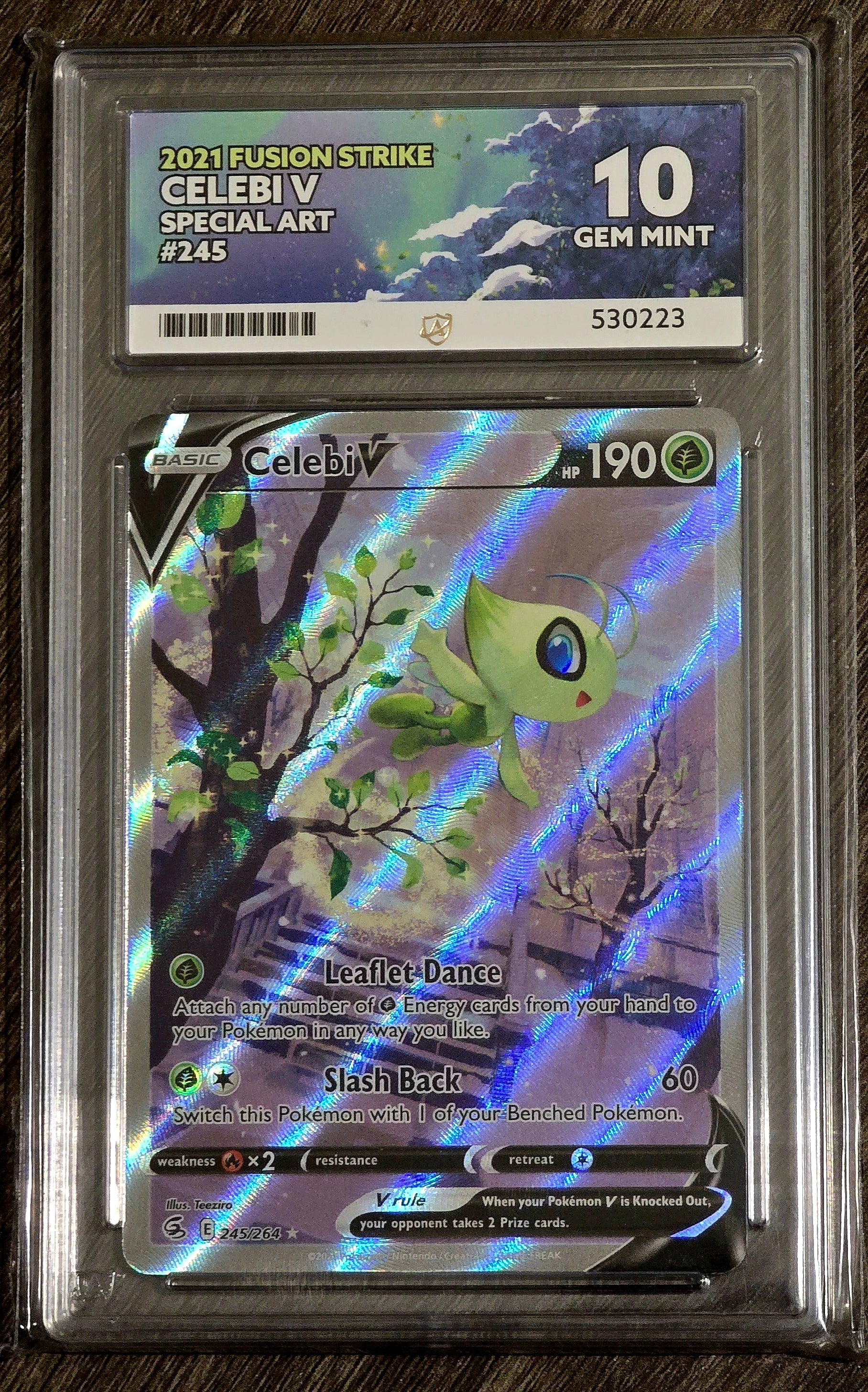 Celebi V #245 Special Art - ACE 10