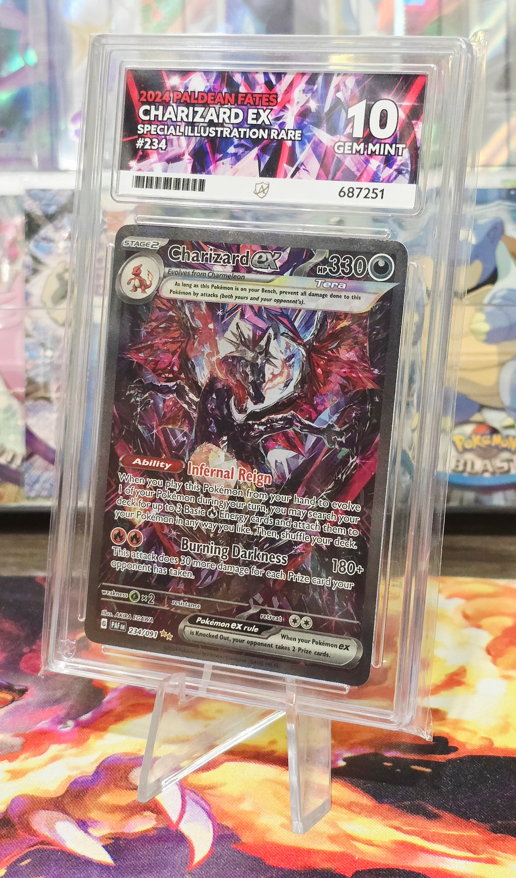 Charizard EX #234 SIR - ACE 10
