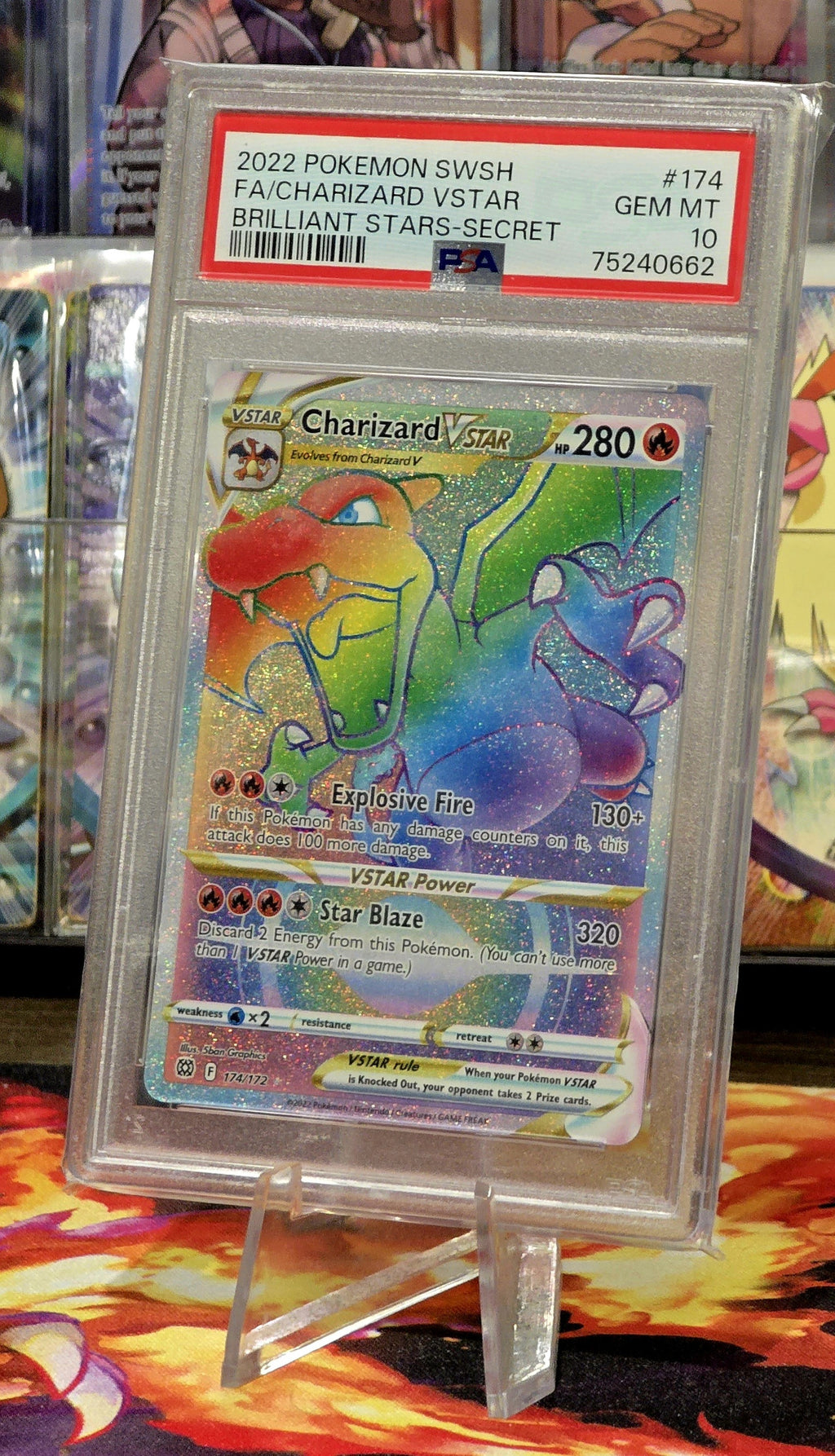 Charizard Vstar #174 Full Art - PSA 10