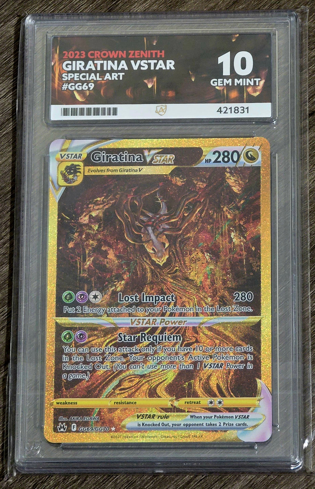 Giratina VSTAR GG69 - ACE 10