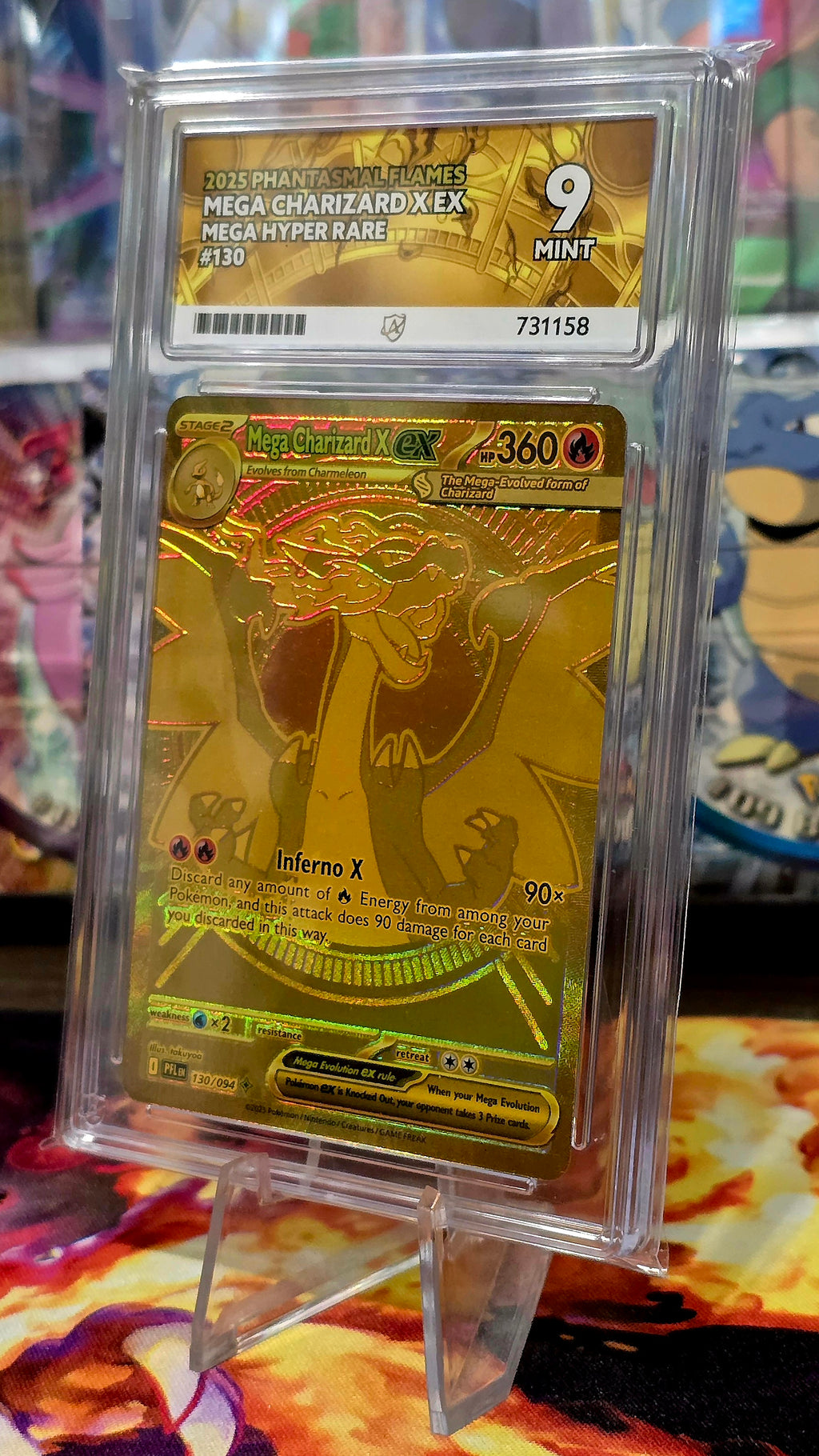 Mega Charizard X EX #130 MHR - ACE 9