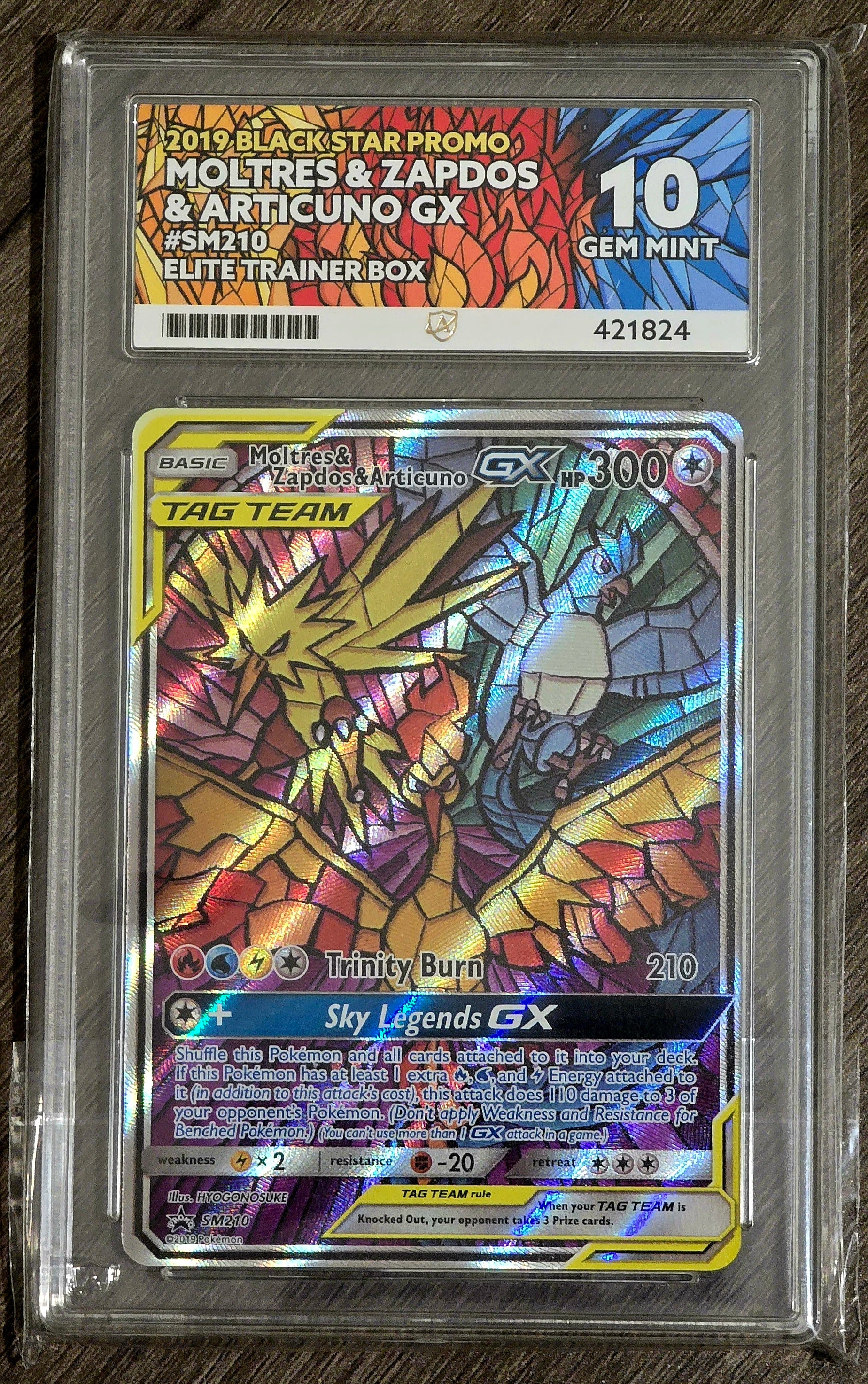 Moltres & Zapdos & Articuno GX #SM210 - ACE 10