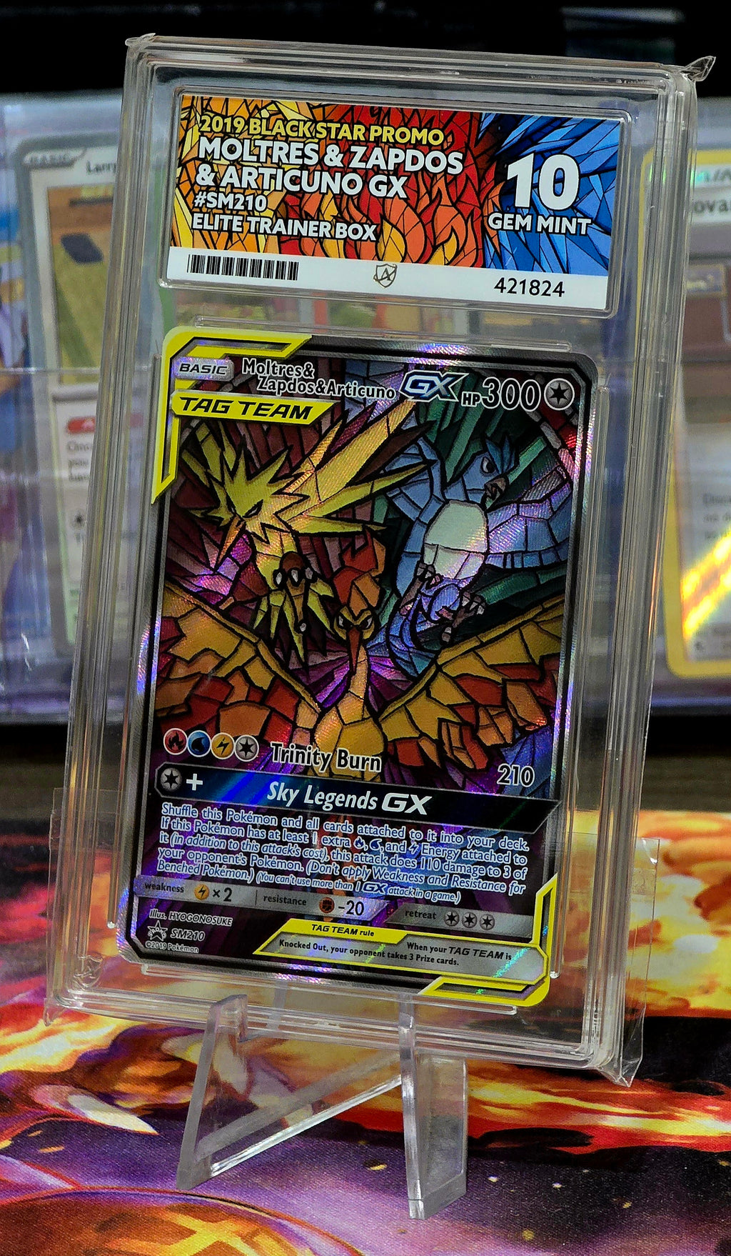 Moltres & Zapdos & Articuno GX #SM210 - ACE 10