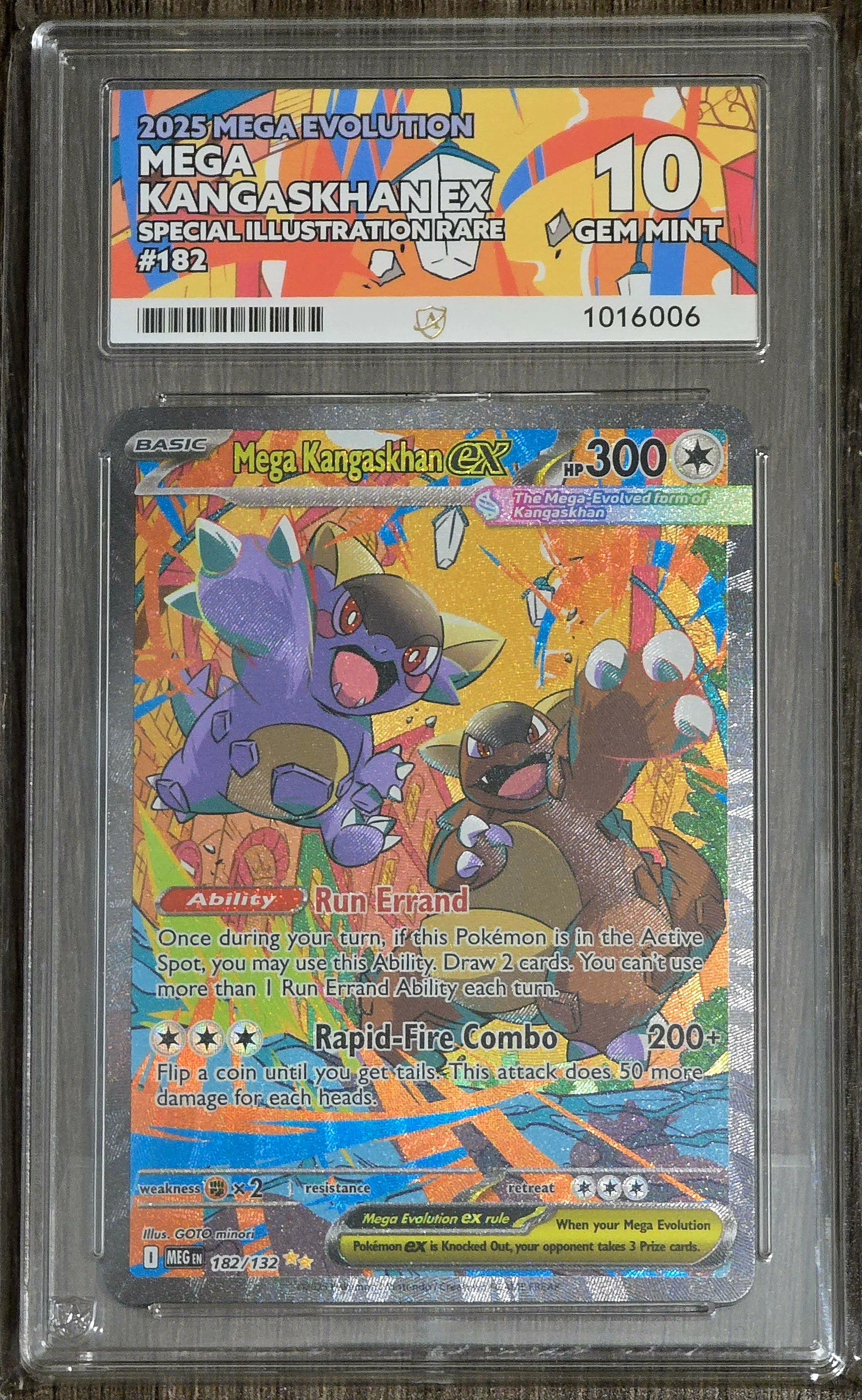 Mega Kangaskhan ex #182 SIR - ACE 10