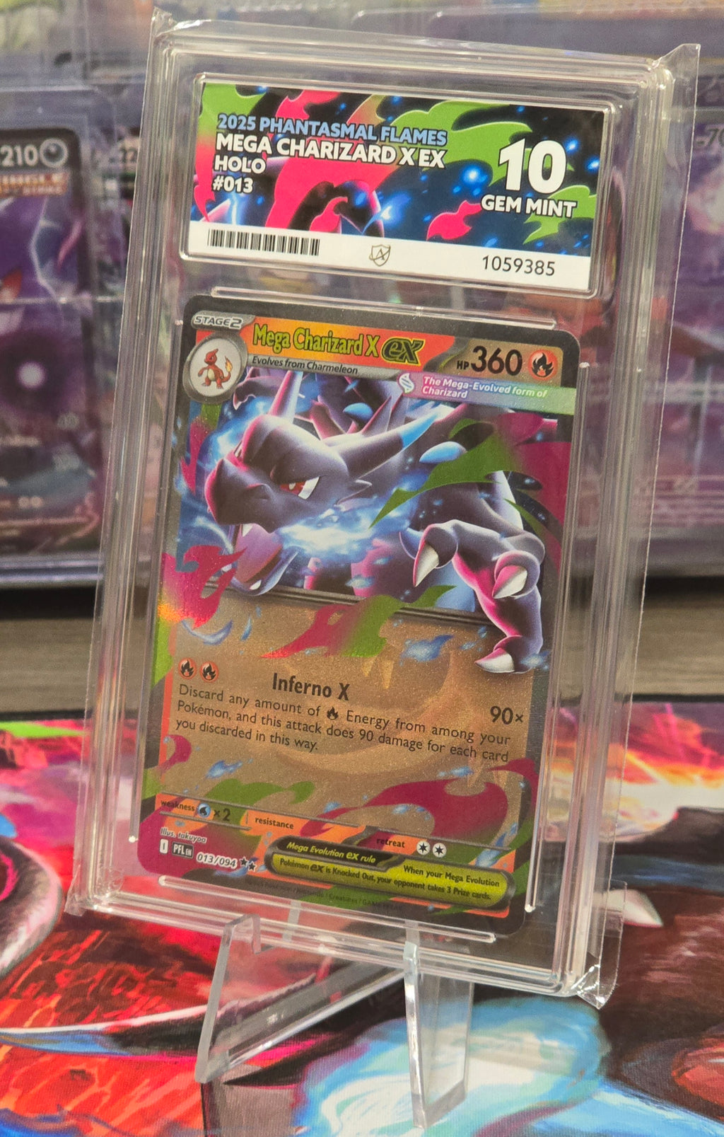 Mega Charizard X ex #013 ENG & JPN - Sequential ACE 10's