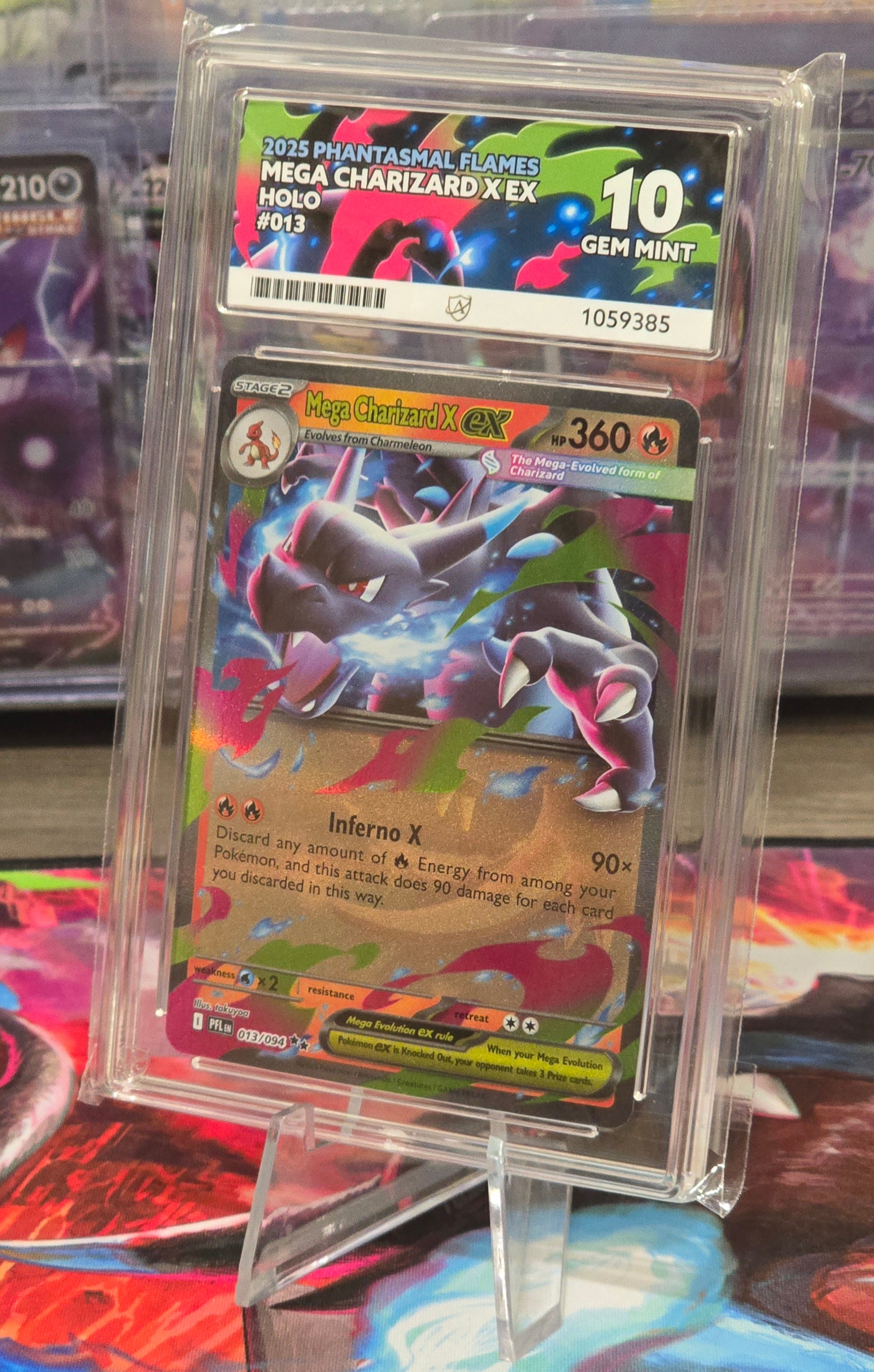Mega Charizard X ex #013 ENG & JPN - Sequential ACE 10's