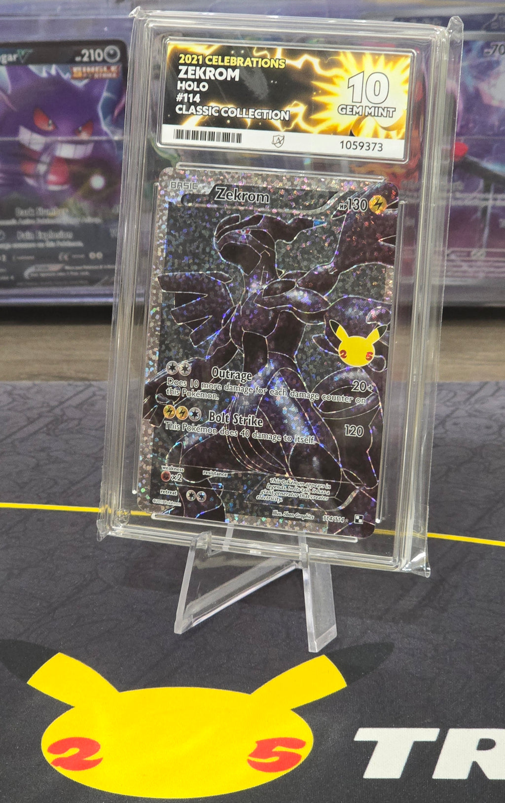 Reshiram #113 Holo & Zekrom #114 Holo - Sequential ACE 10's