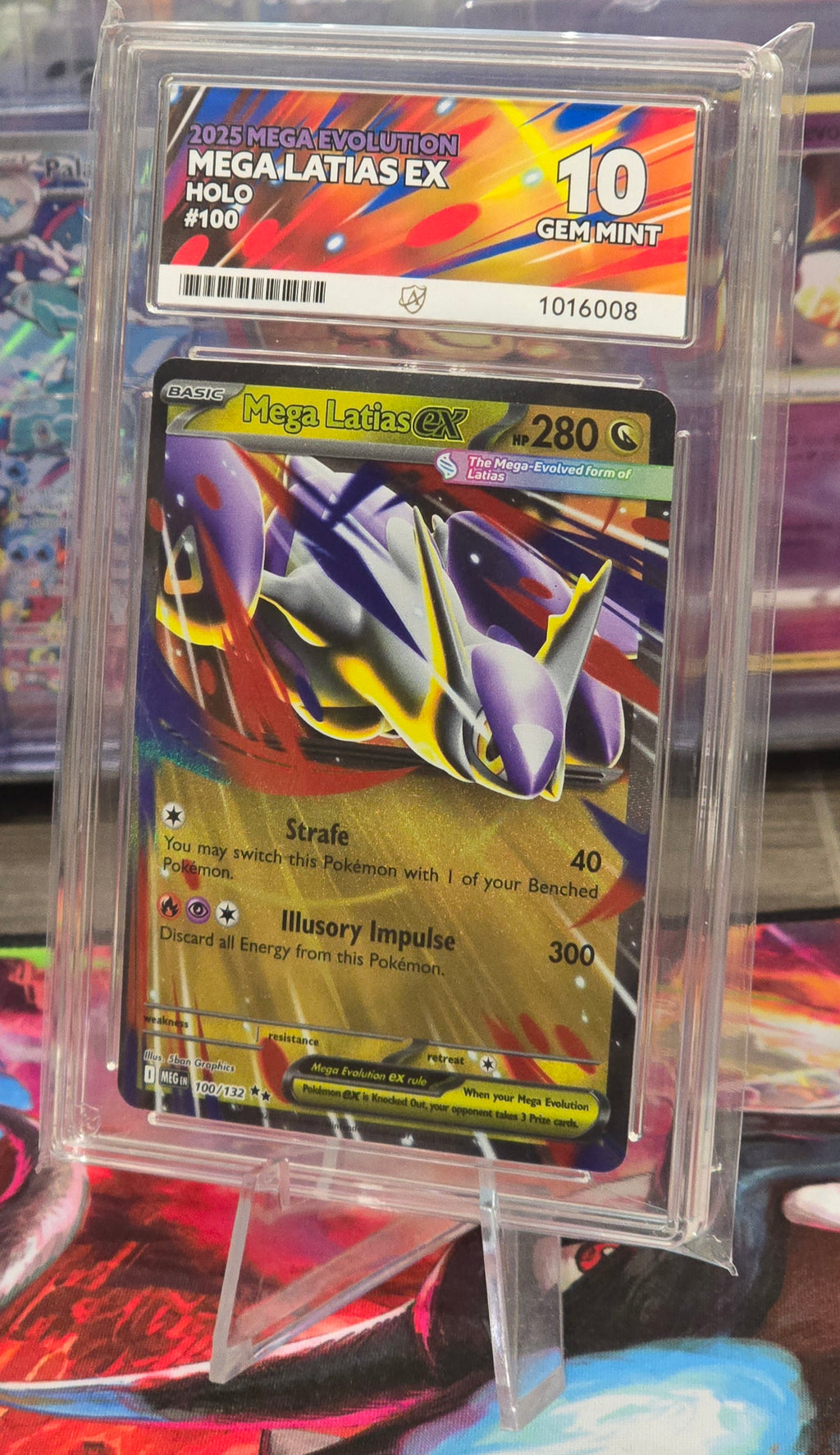 Mega Latias ex #100 Holo - ACE 10