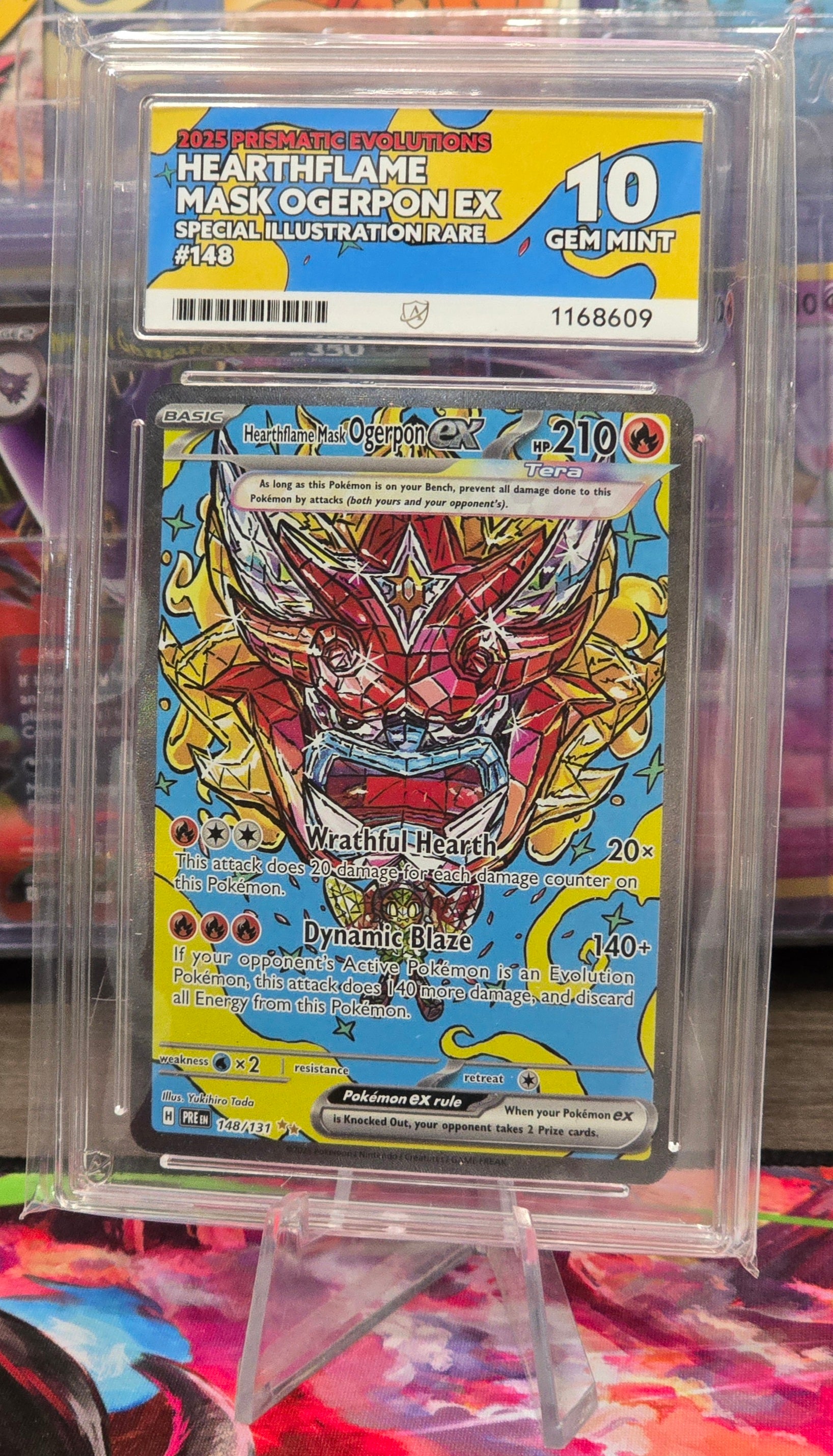 Hearthflame Mask Ogerpon ex #148 SIR - ACE 10