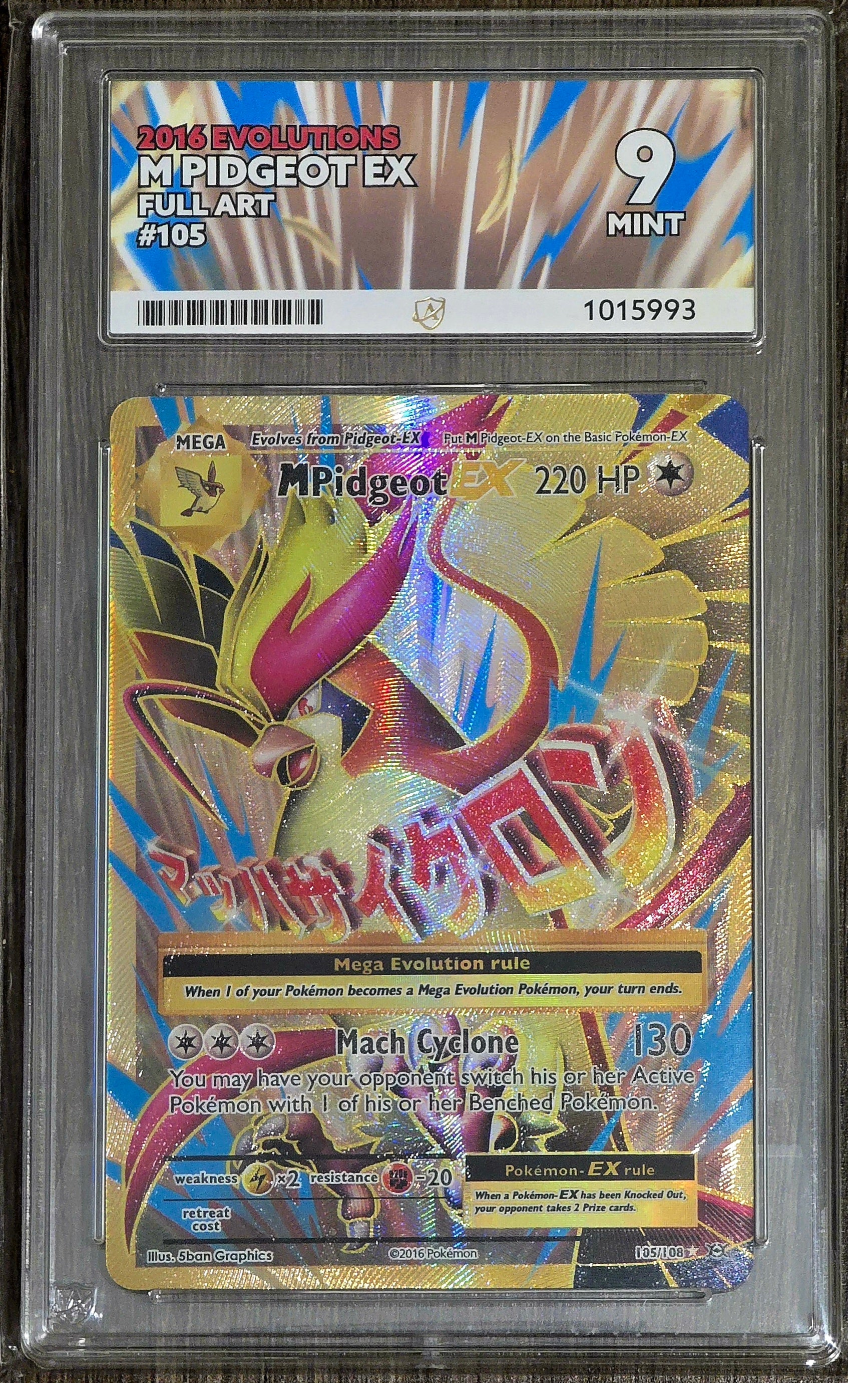 M Pidgeot ex #105 Full Art - ACE 10