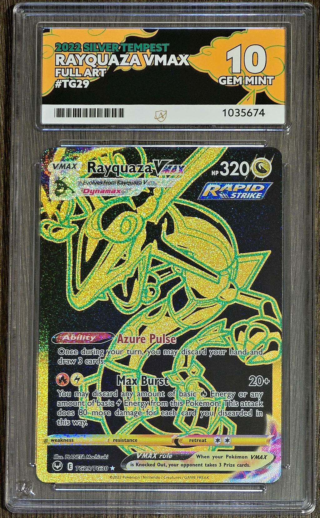 Rayquaza TG29 Full Art - ACE 10