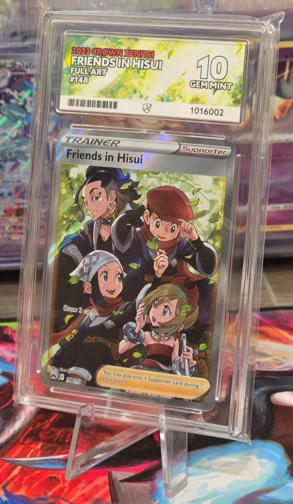 Friends in Hisui #148 Full Art - ACE 10
