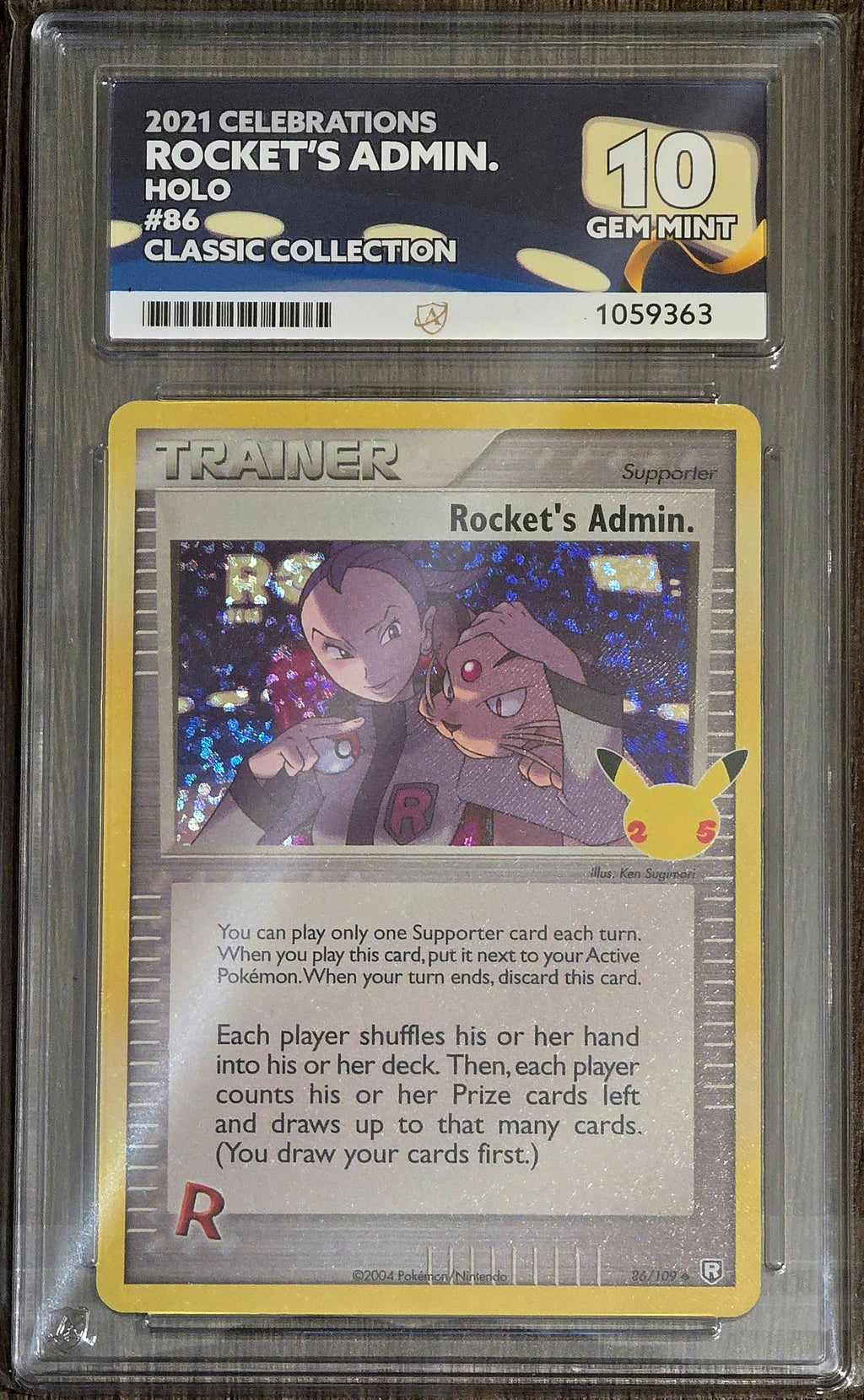 Rocket's Admin. #86 Holo - ACE 10