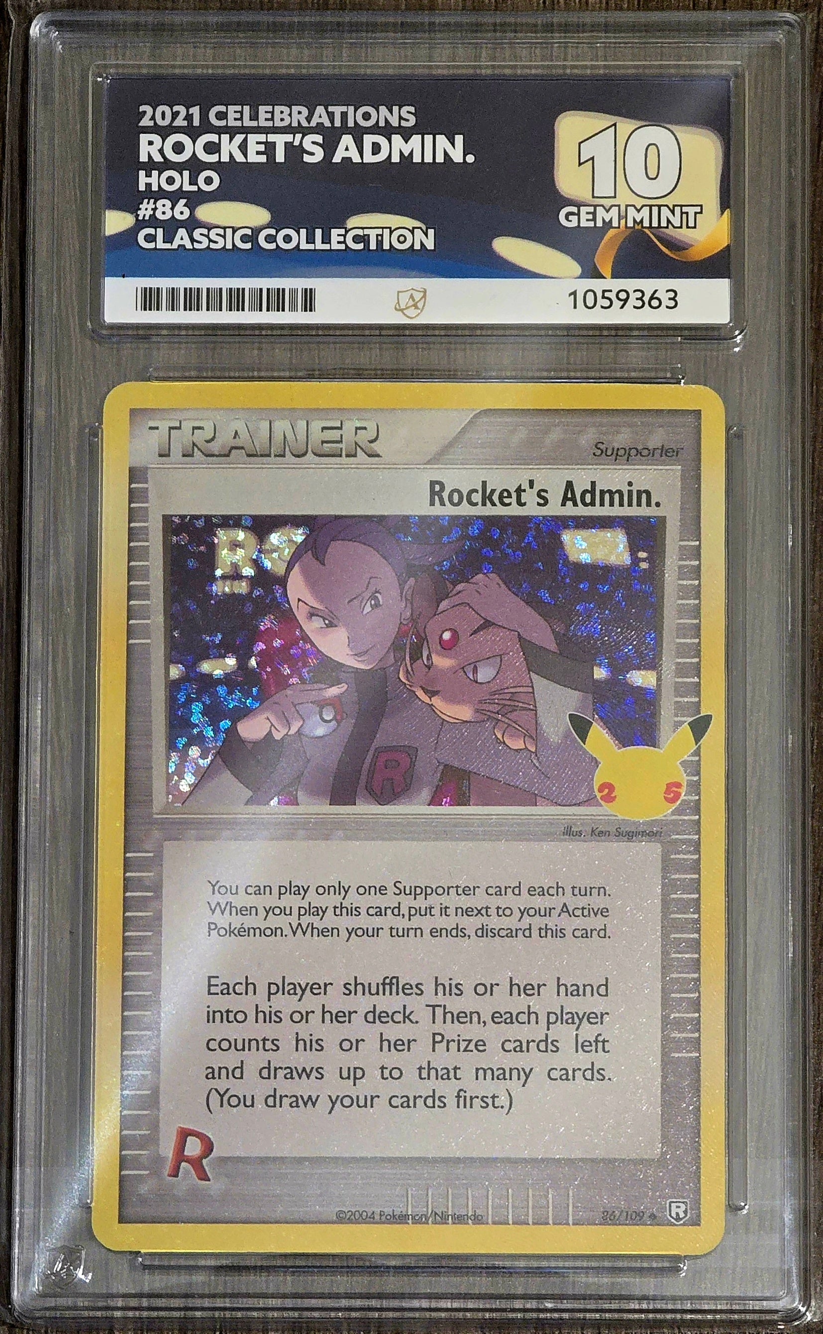 Rocket's Admin. #86 Holo - ACE 10