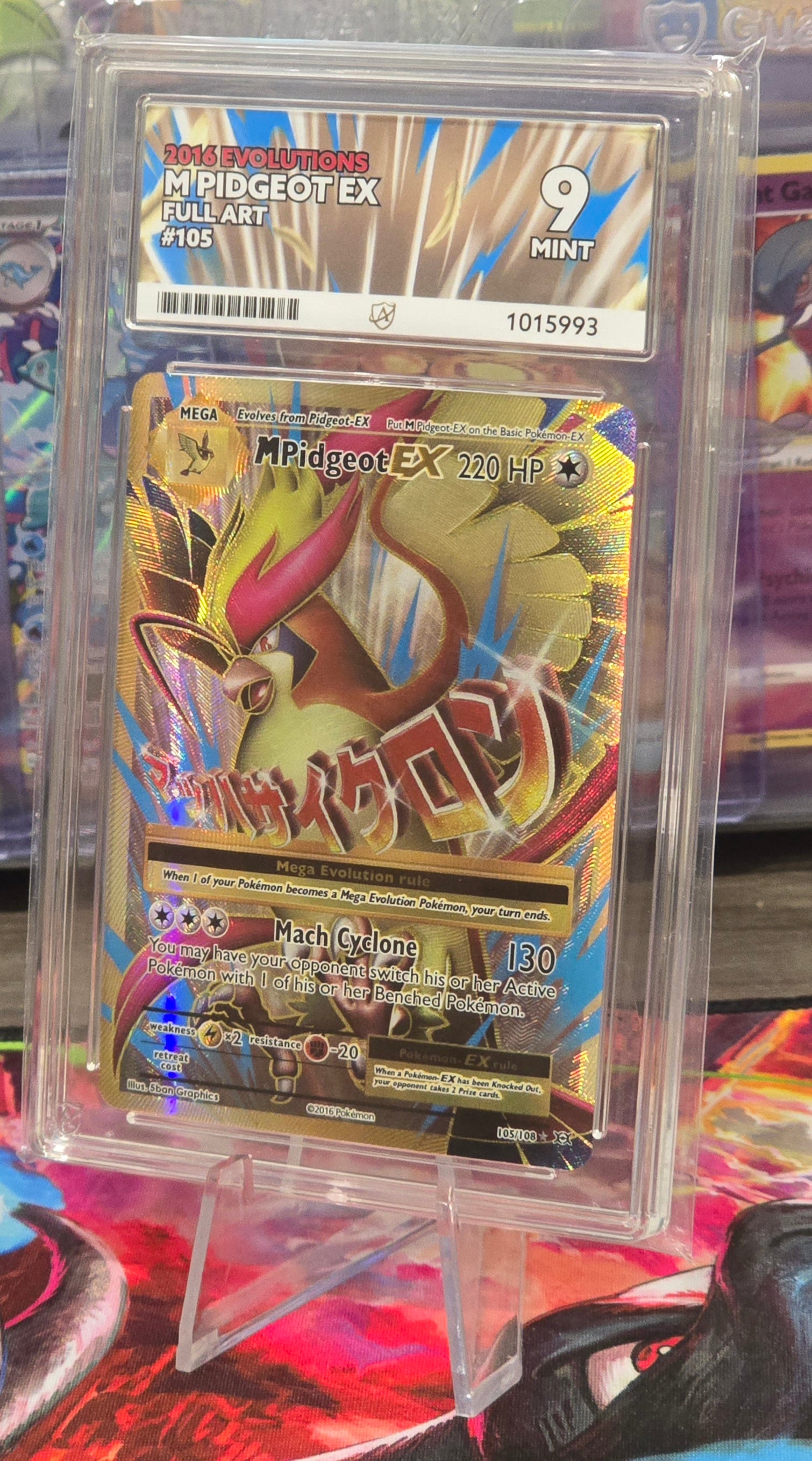 M Pidgeot ex #105 Full Art - ACE 10