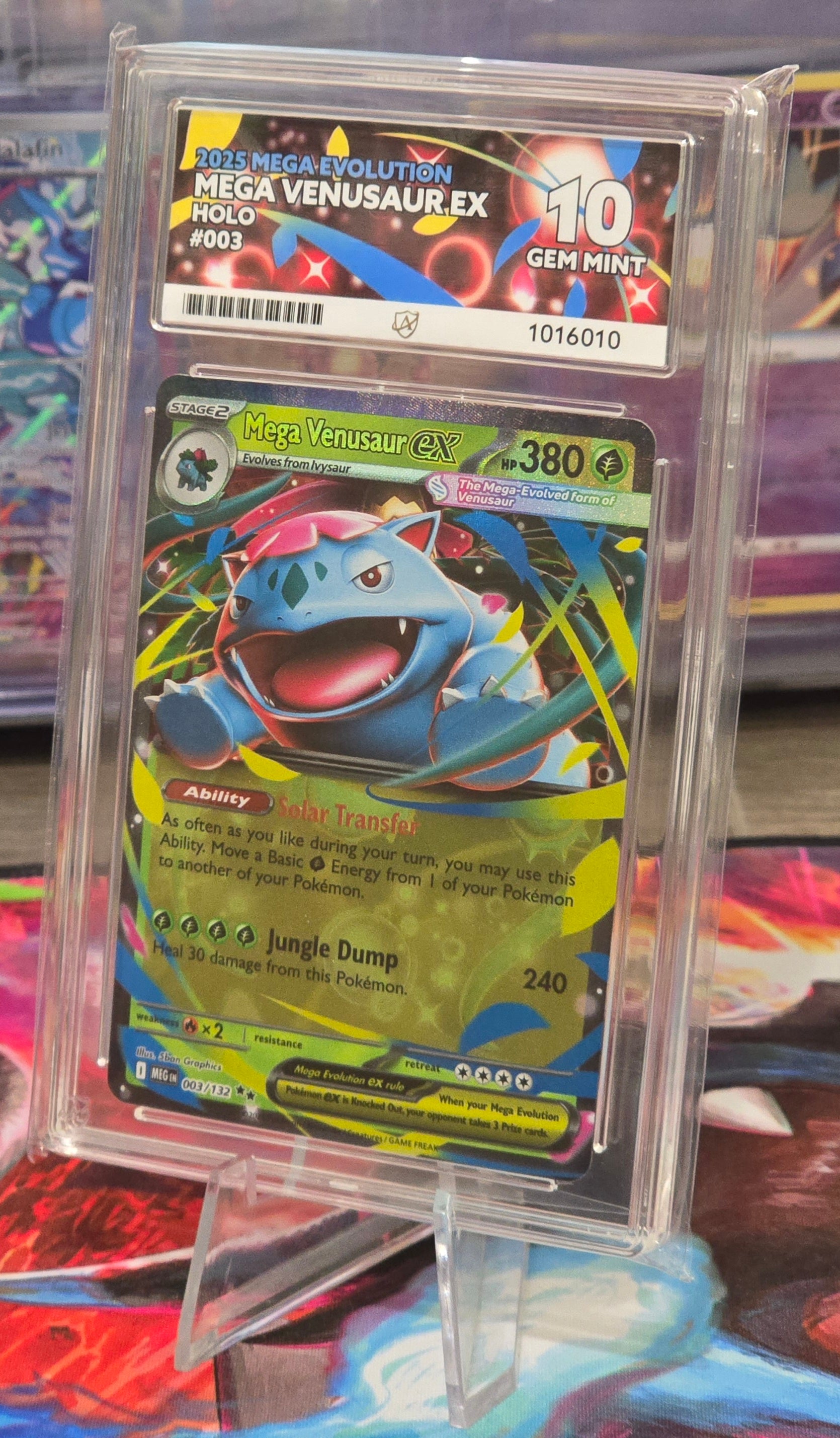 Mega Venusaur ex #003 Holo - ACE 10