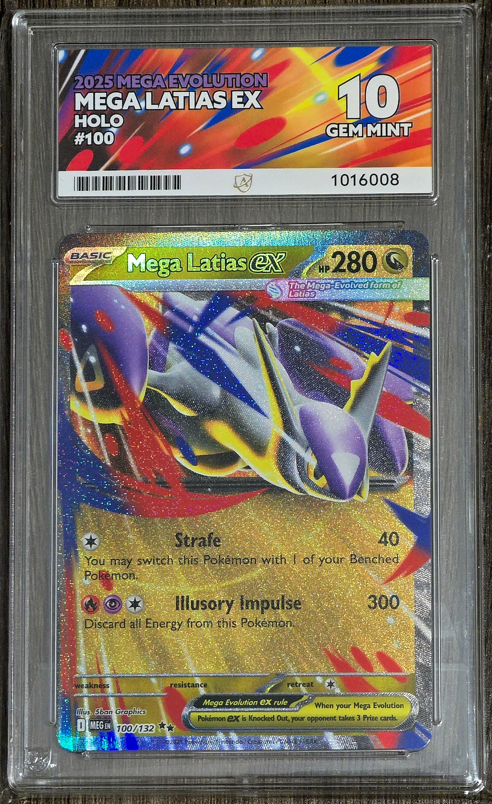 Mega Latias ex #100 Holo - ACE 10