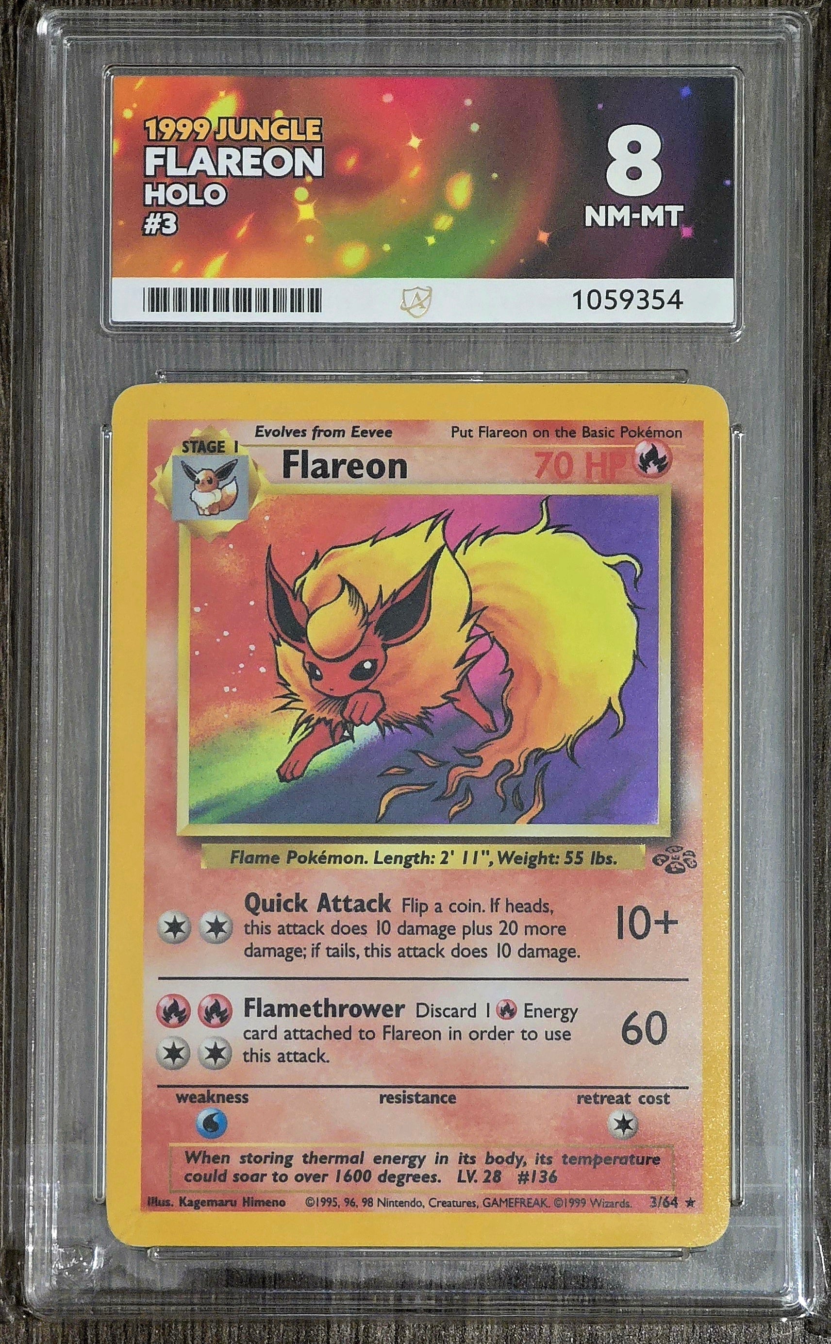 Flareon #3 Holo Jungle - ACE 8