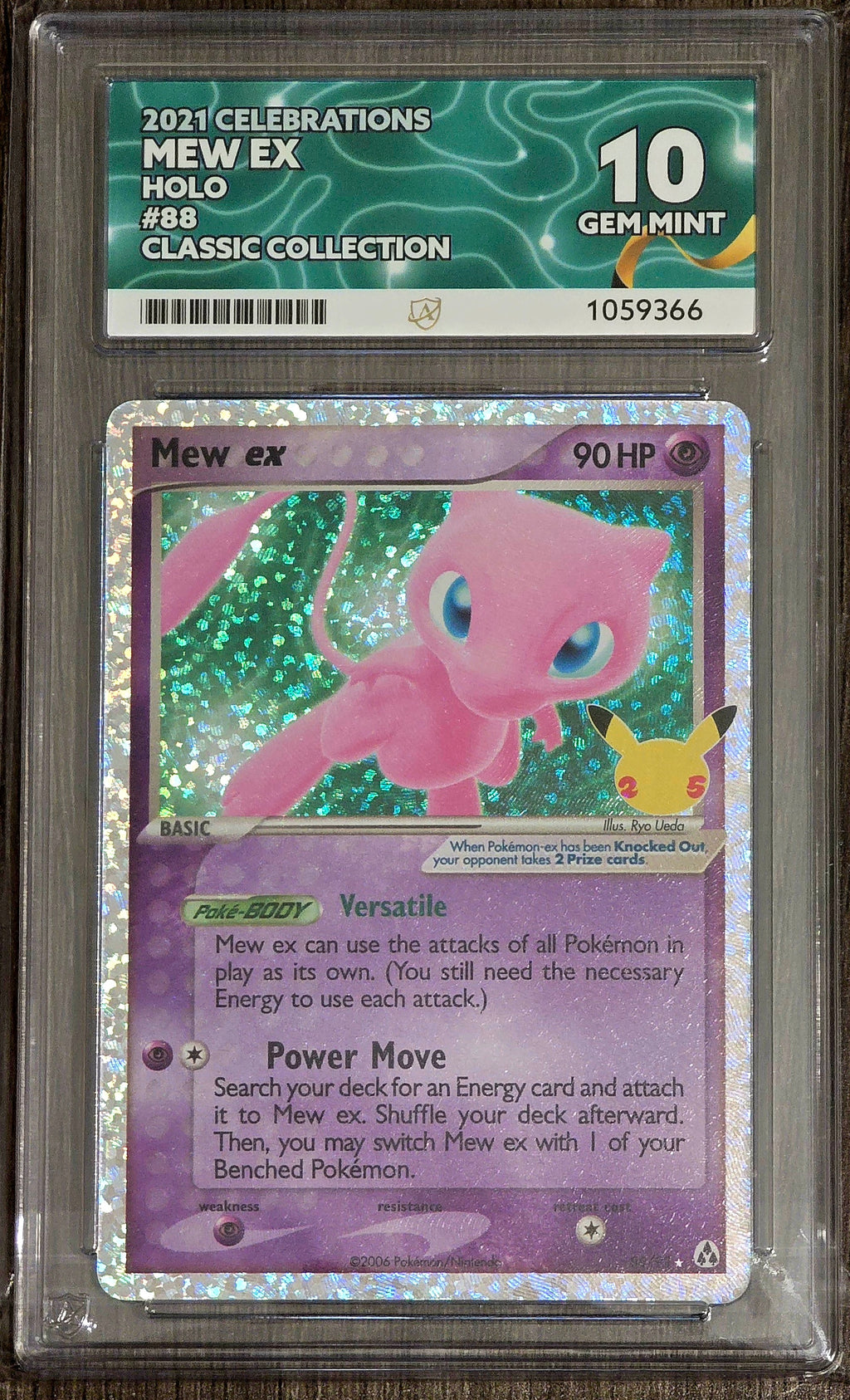 Mew ex #88 Celebrations - ACE 10