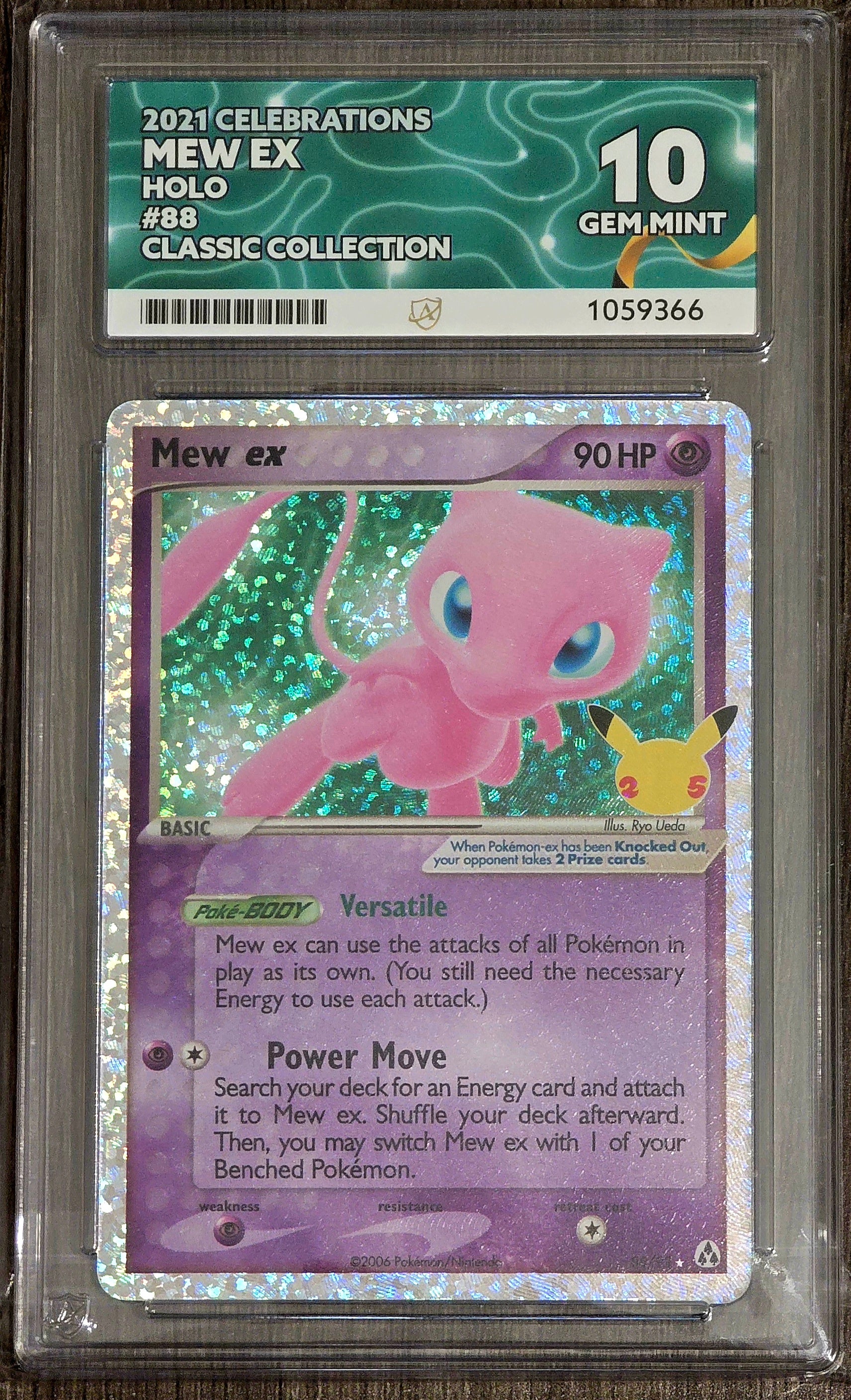 Mew ex #88 Celebrations - ACE 10