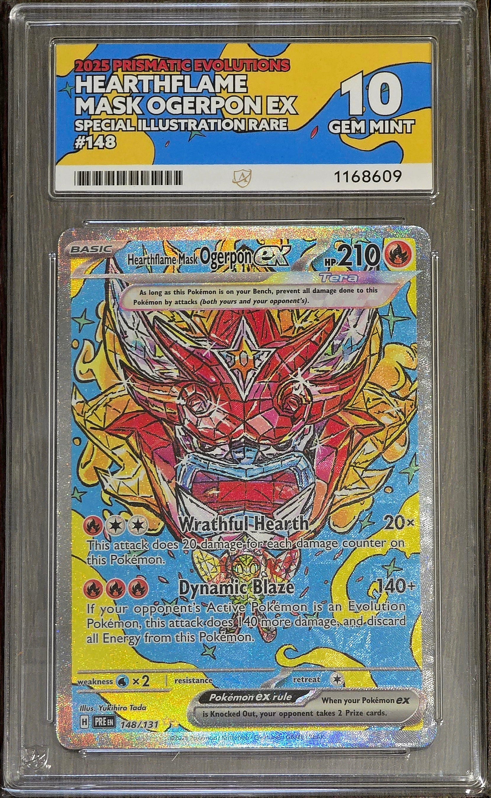 Hearthflame Mask Ogerpon ex #148 SIR - ACE 10