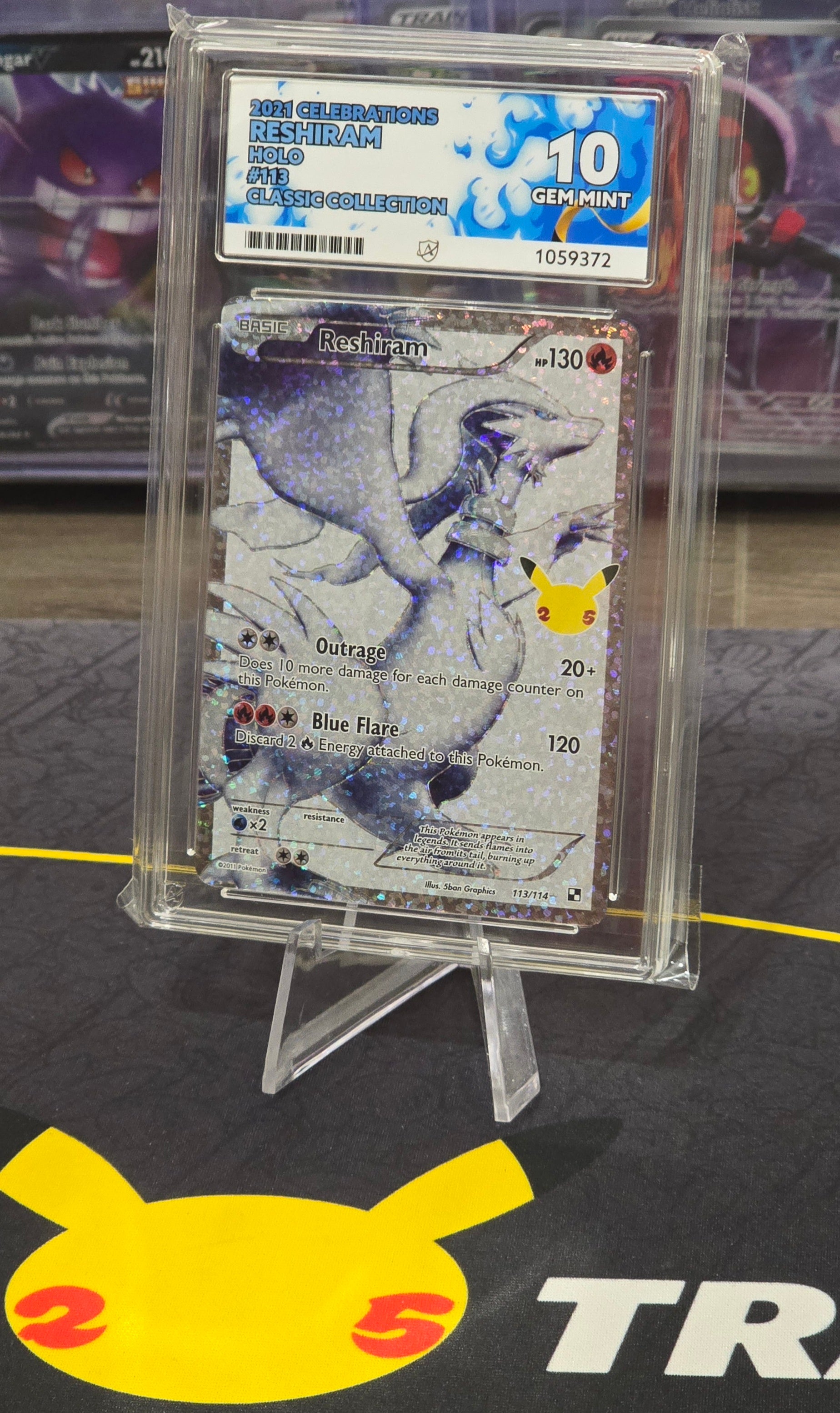 Reshiram #113 Holo & Zekrom #114 Holo - Sequential ACE 10's