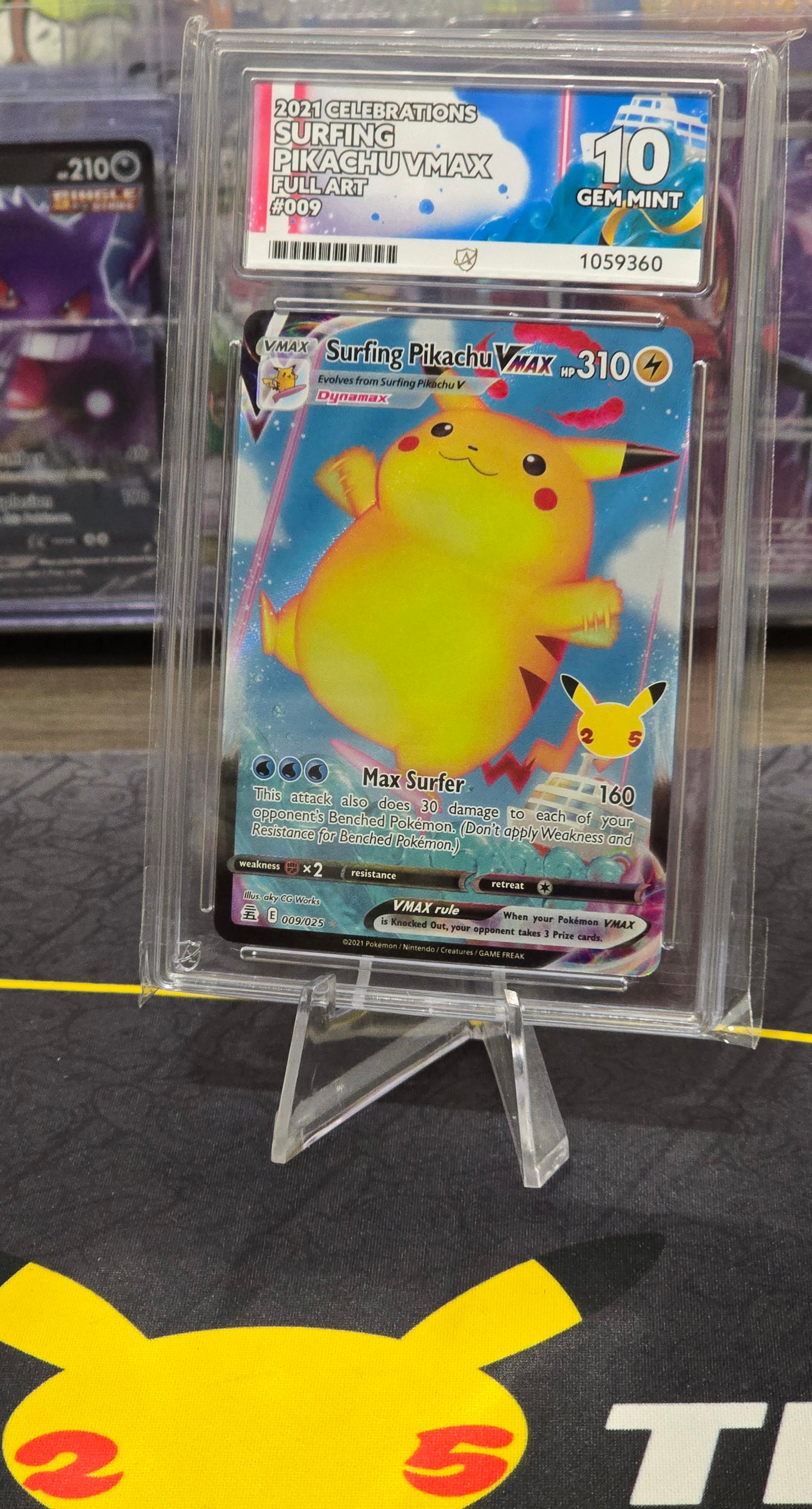 Surfing Pikachu VMAX #009 Full Art - ACE 10