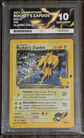 Rocket's Zapdos #15 Holo - ACE 10