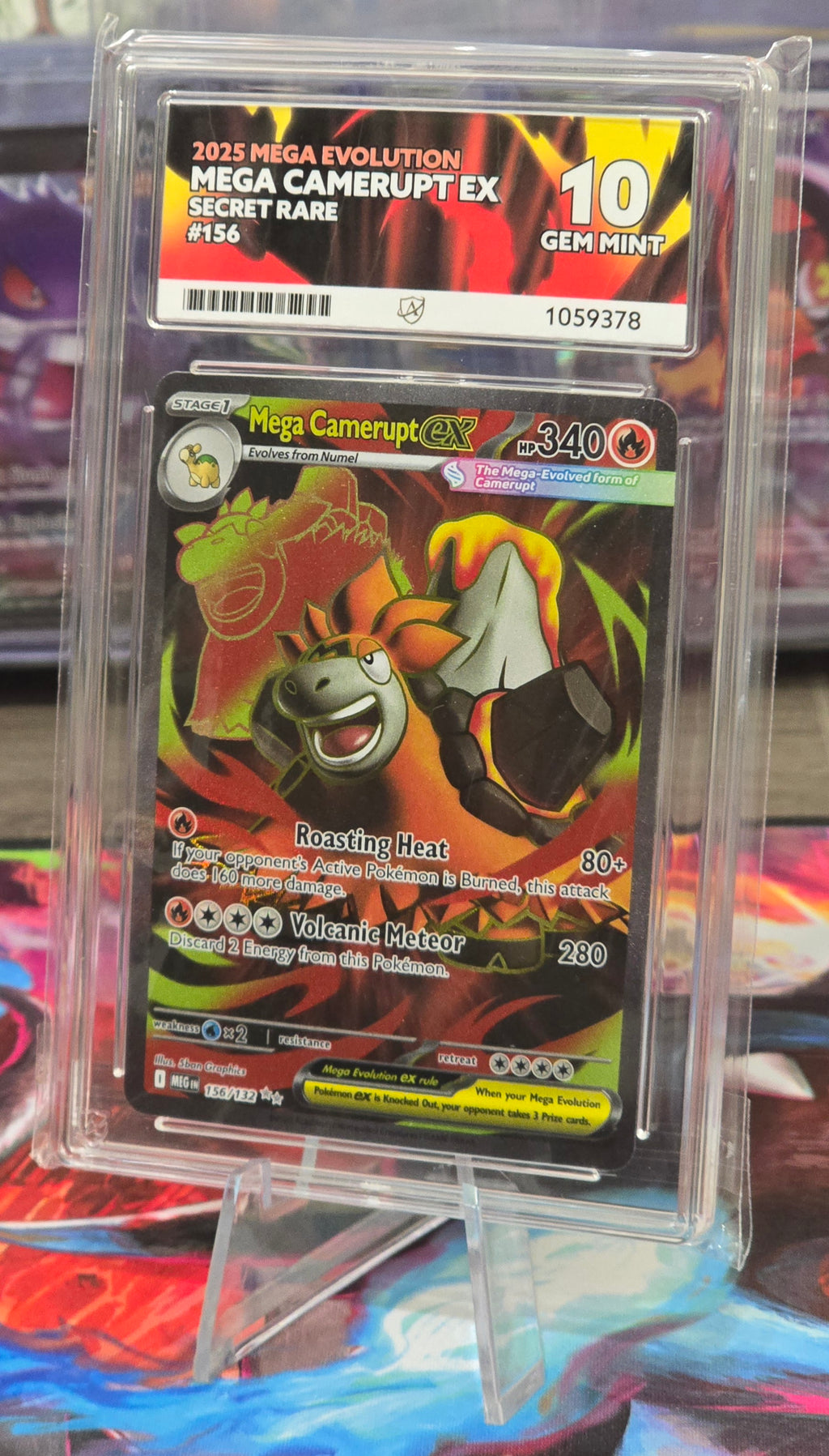 Mega Camerupt ex #156 SR - ACE 10