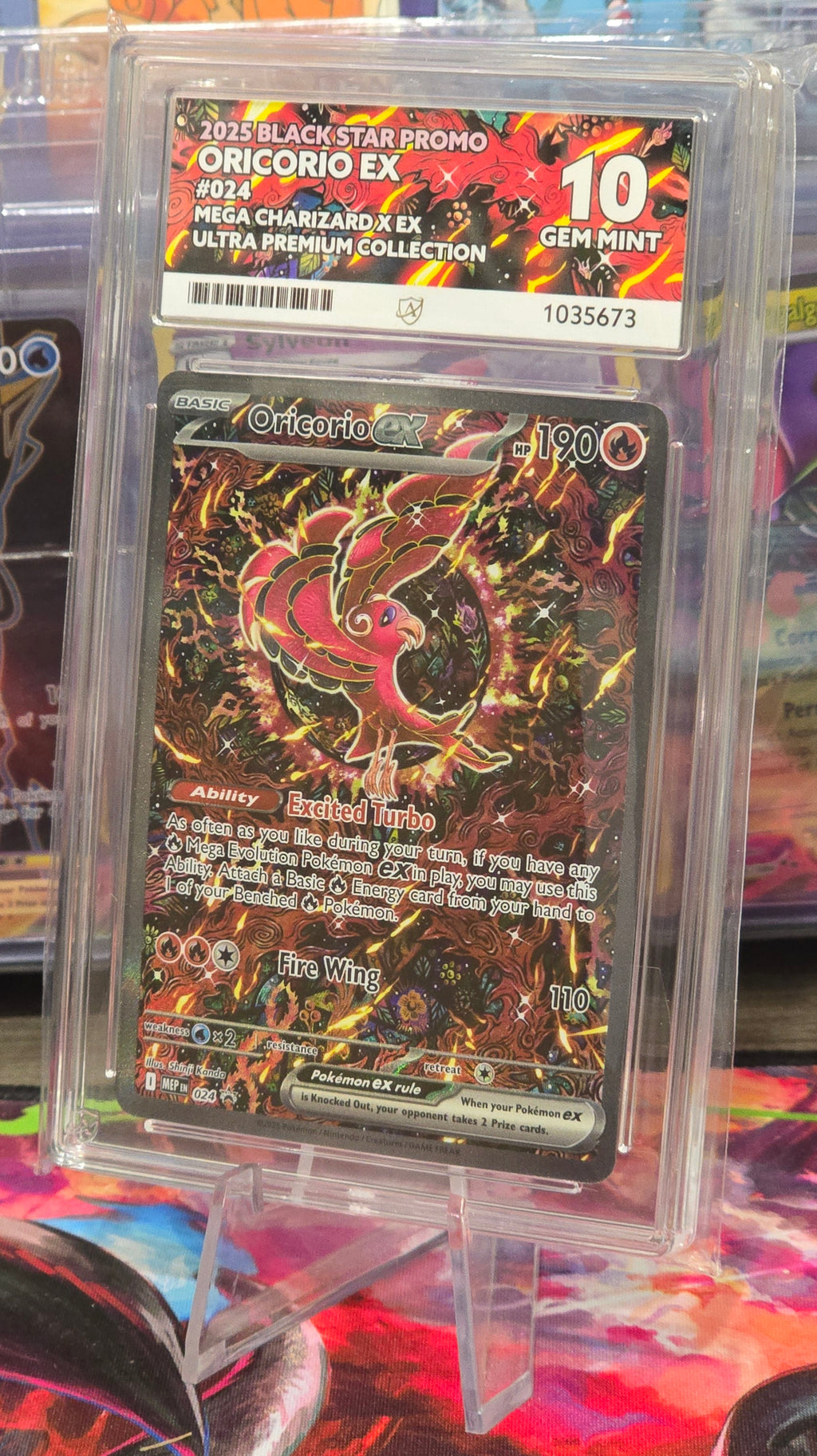 Oricorio ex #024 UPC Promo - ACE 10