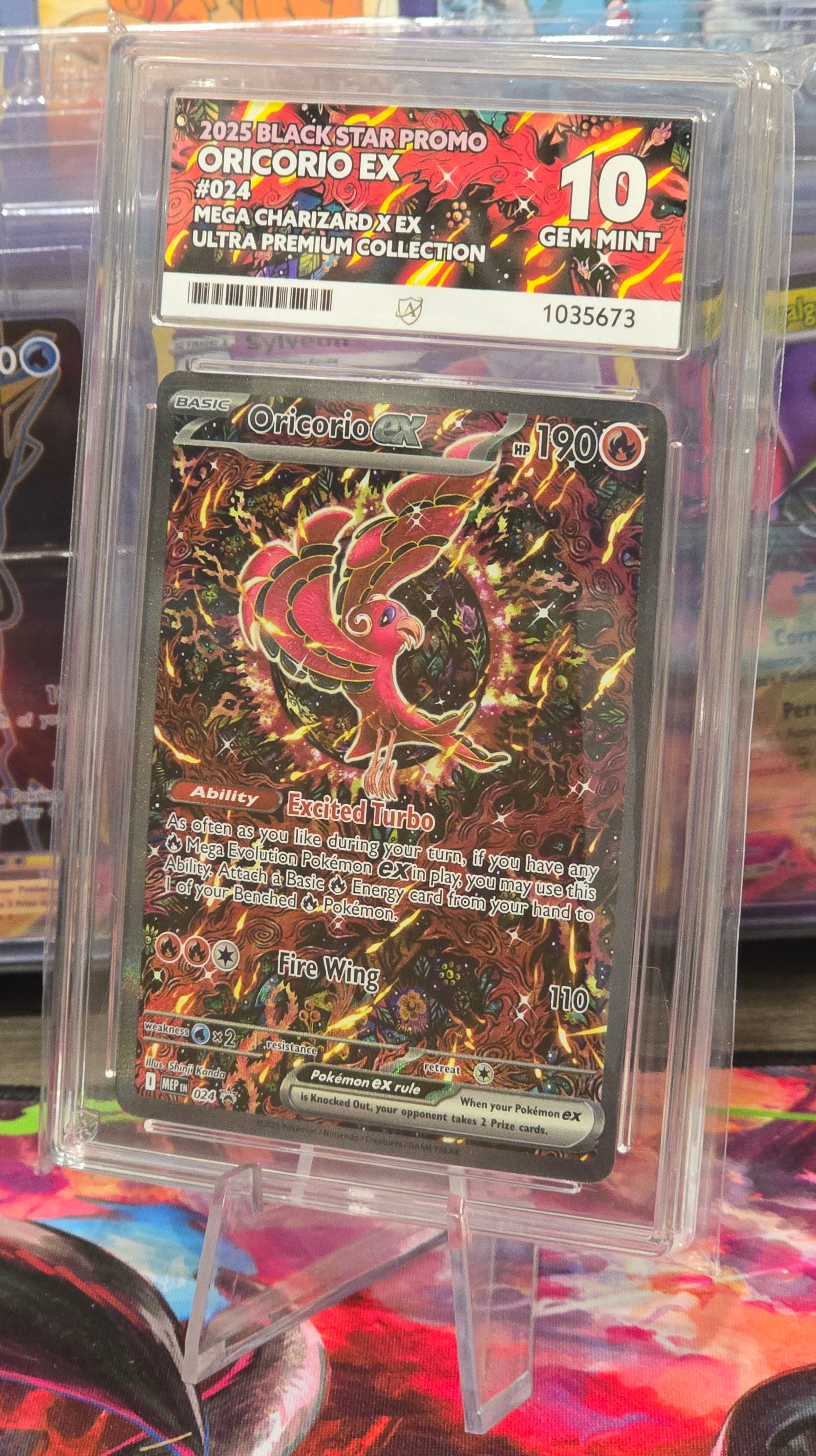 Oricorio ex #024 UPC Promo - ACE 10