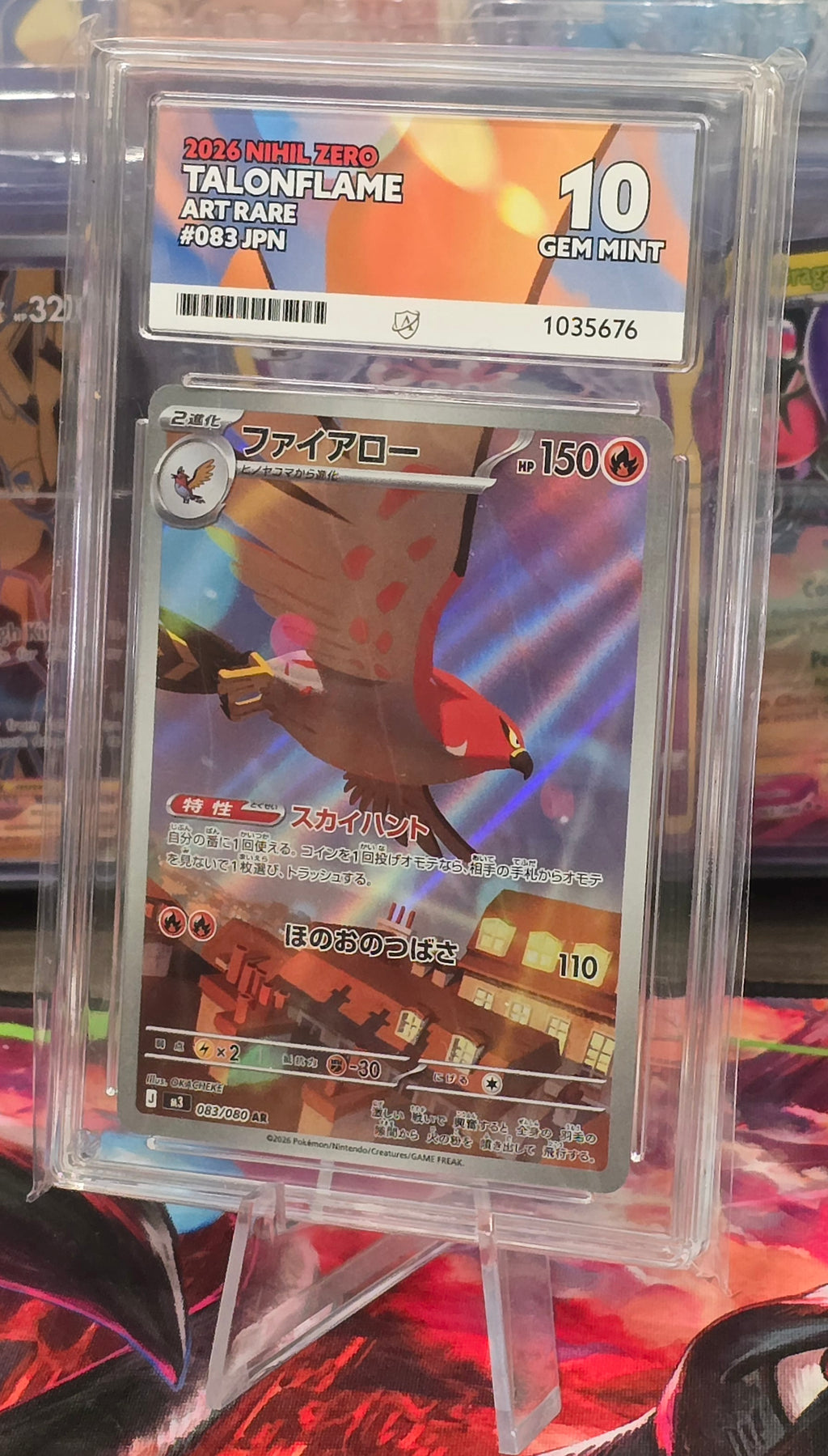 Talonflame #083 JPN AR - ACE 10