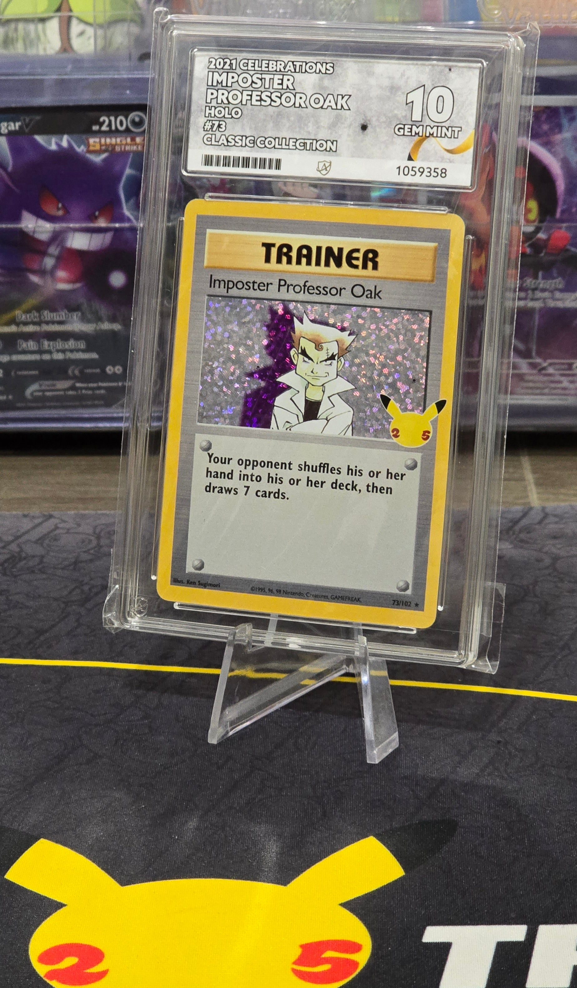 Imposter Professor Oak #73 Holo - ACE 10