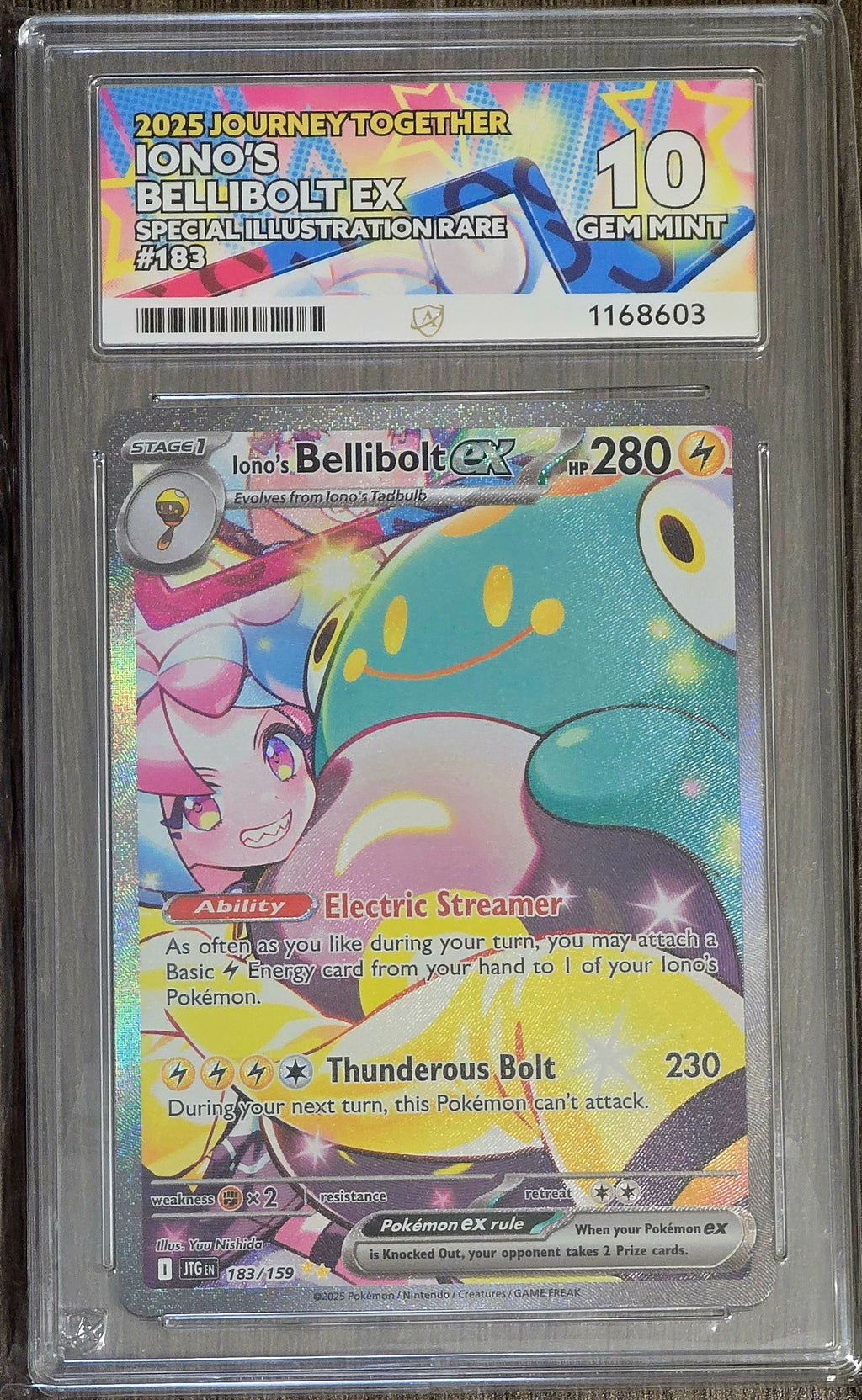 Iono's Bellibolt ex #183 SIR - ACE 10