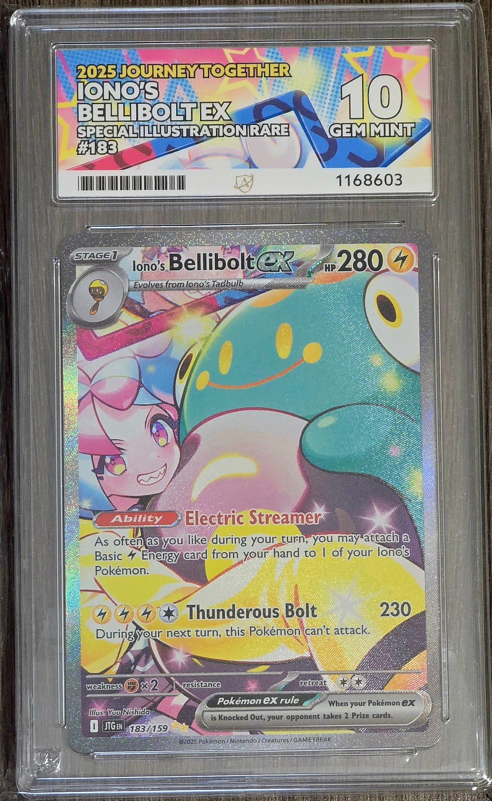 Iono's Bellibolt ex #183 SIR - ACE 10