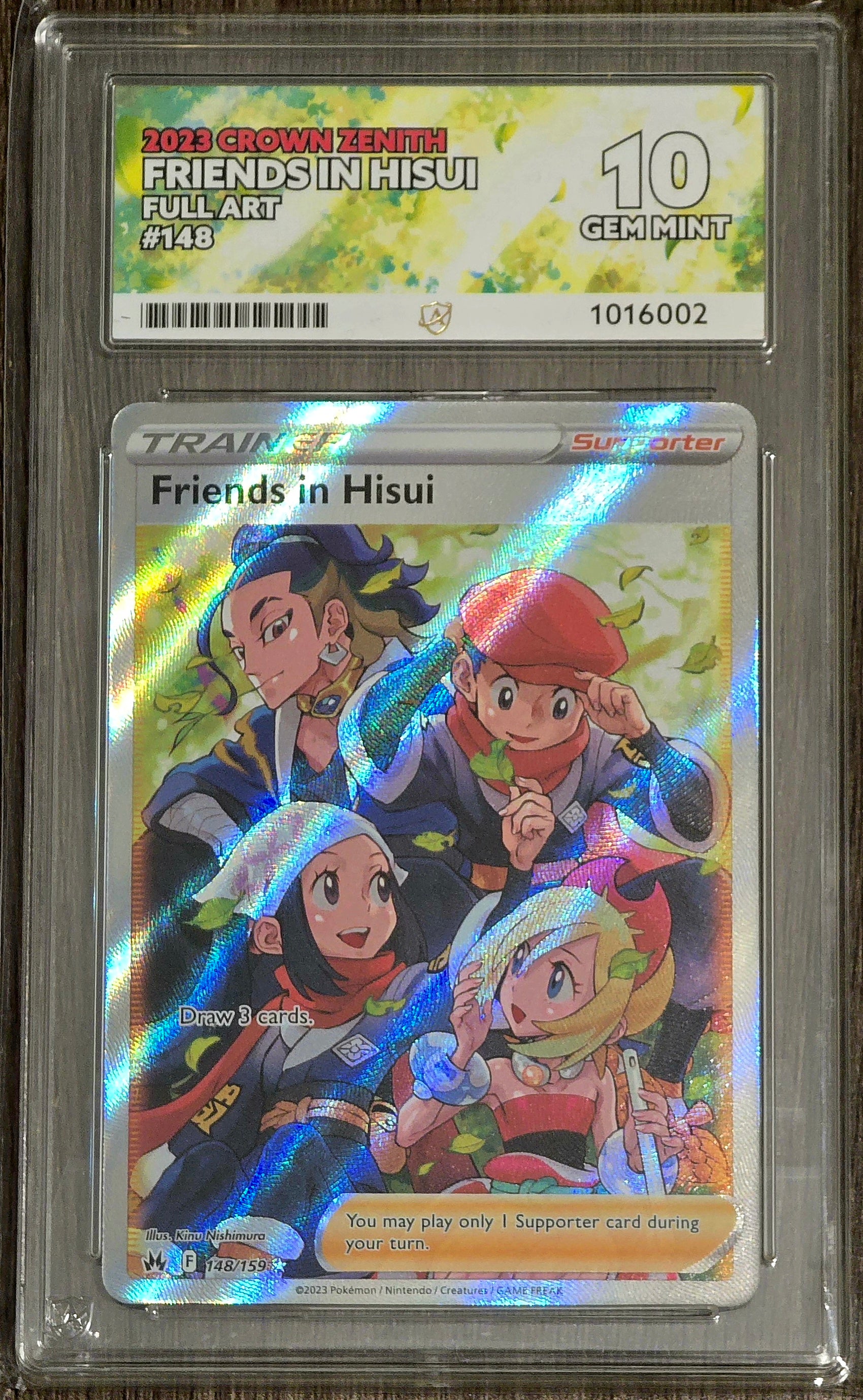 Friends in Hisui #148 Full Art - ACE 10