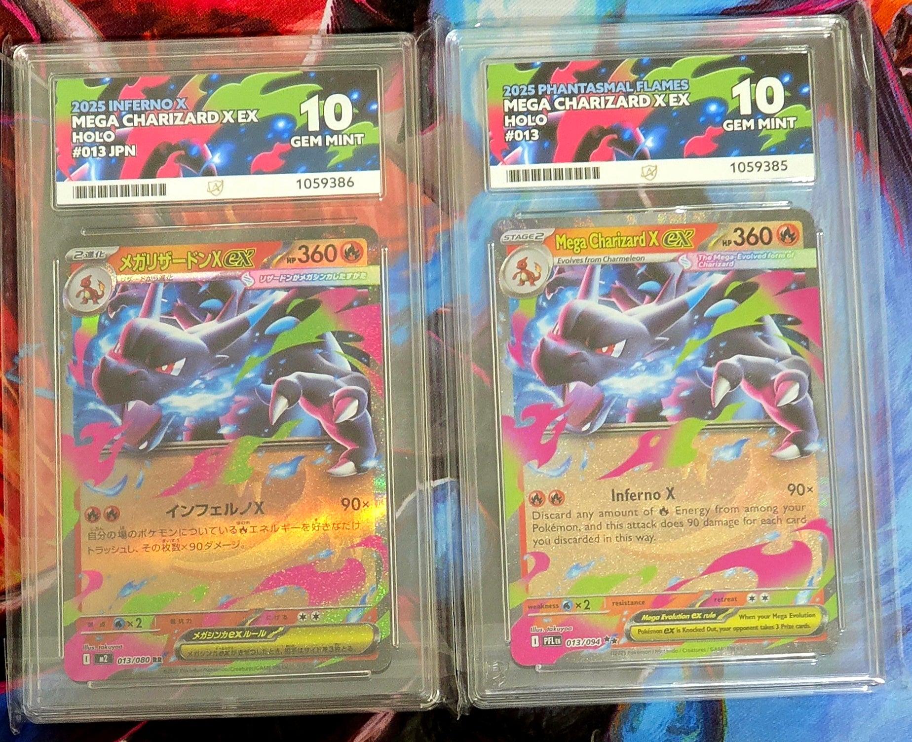 Mega Charizard X ex #013 ENG & JPN - Sequential ACE 10's