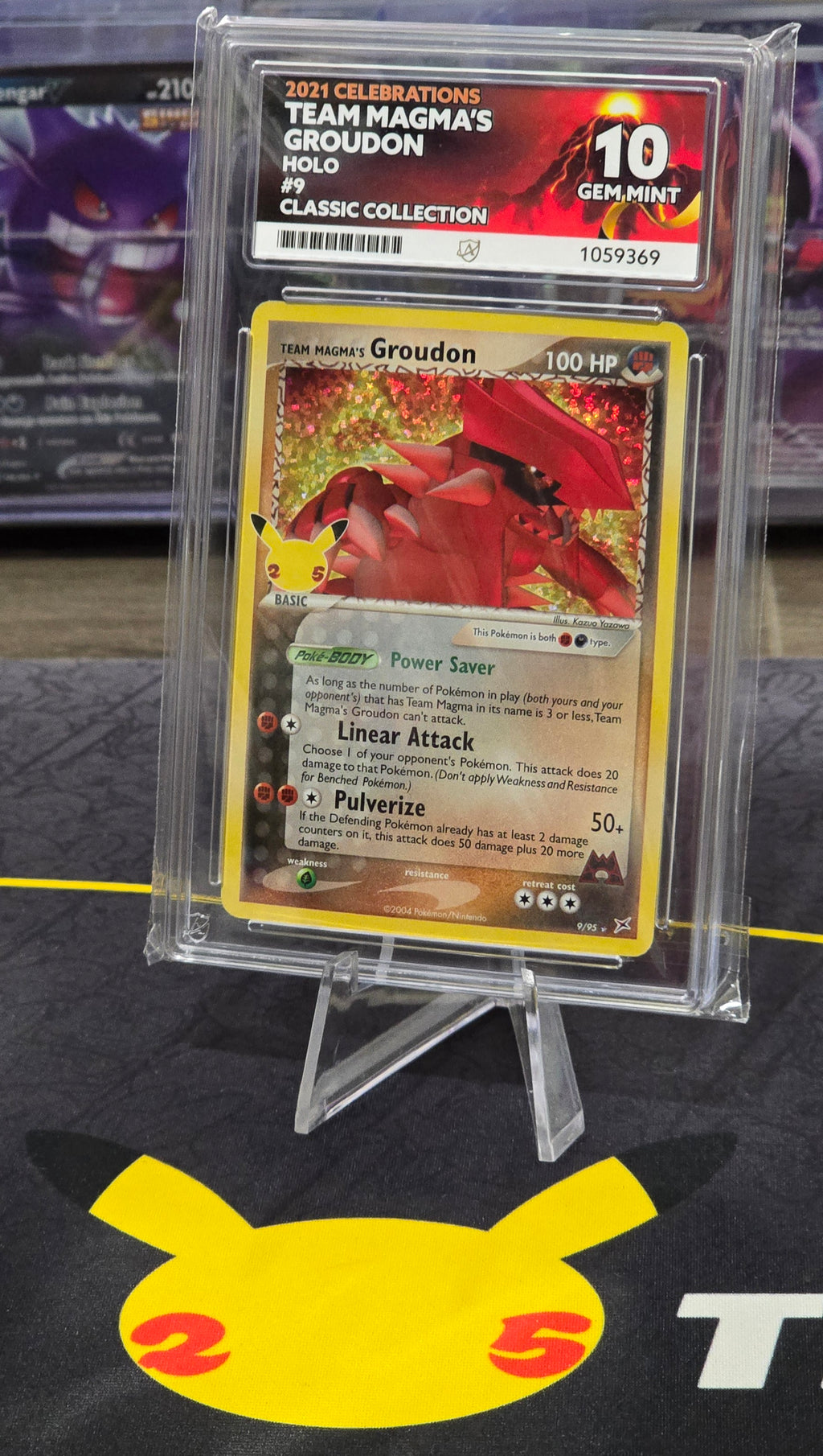 Team Magma's Groudon #9 Holo - ACE 10