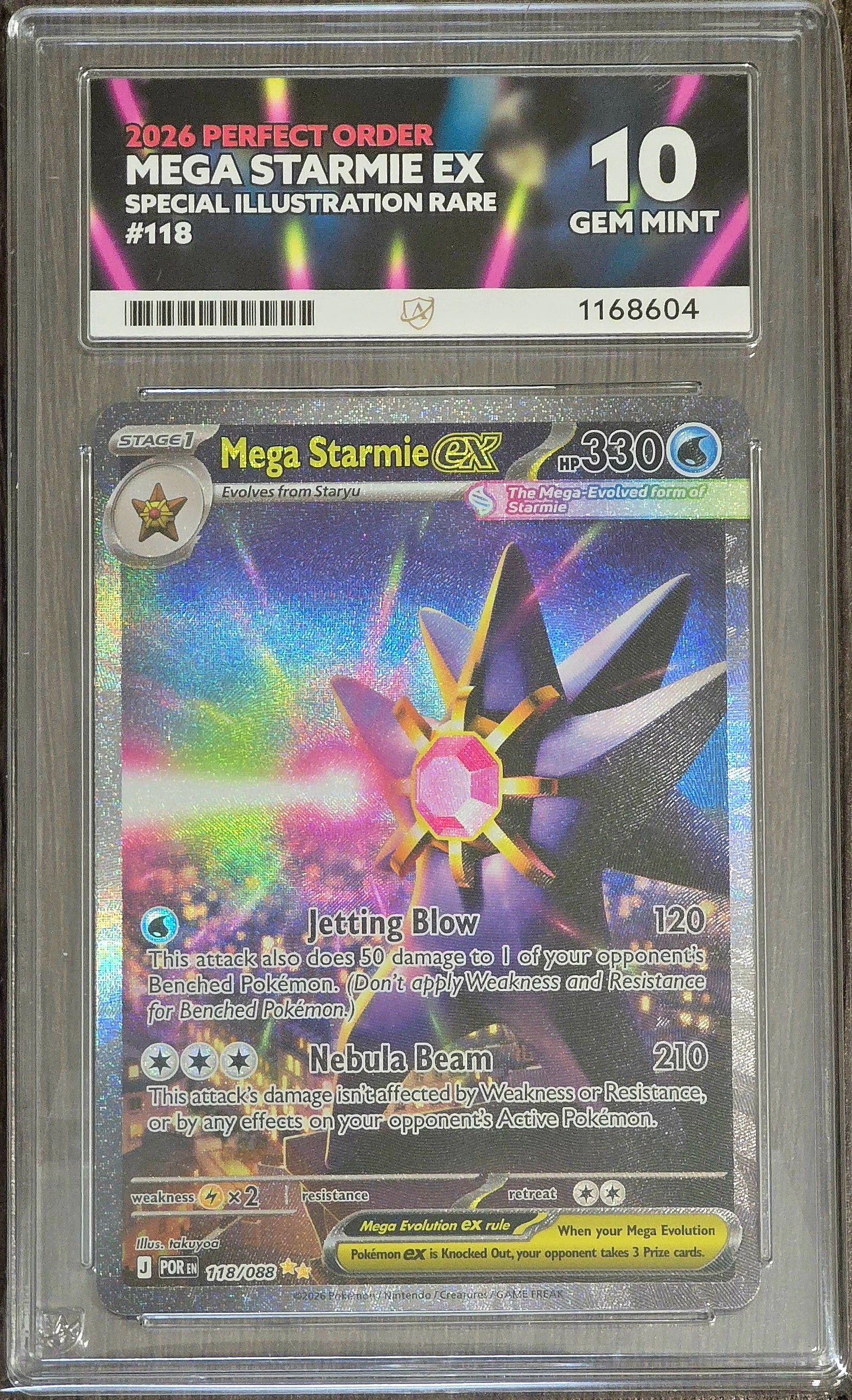 Mega Starmie ex #118 SIR - ACE 10