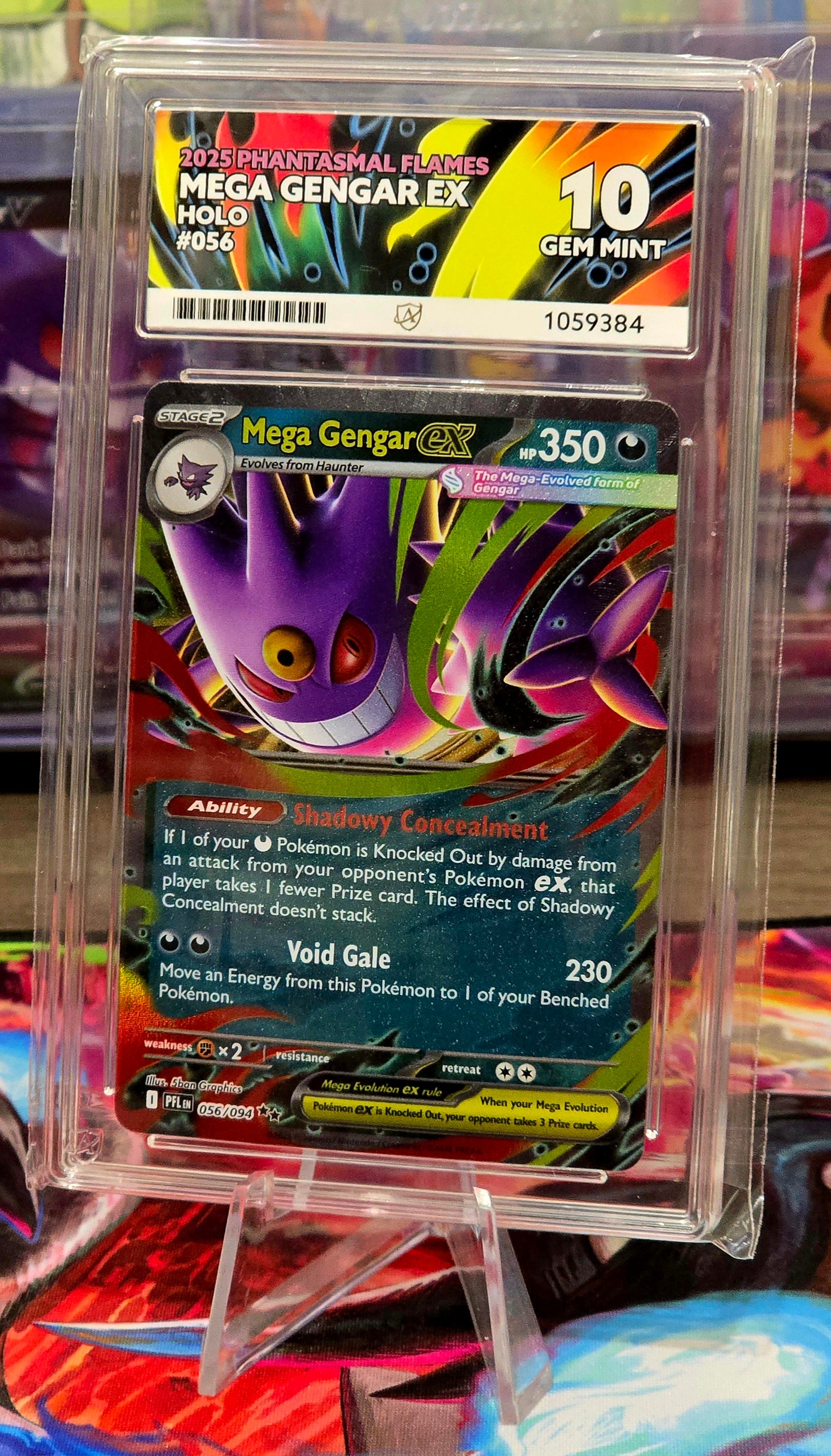 Mega Gengar ex #056 Holo - ACE 10