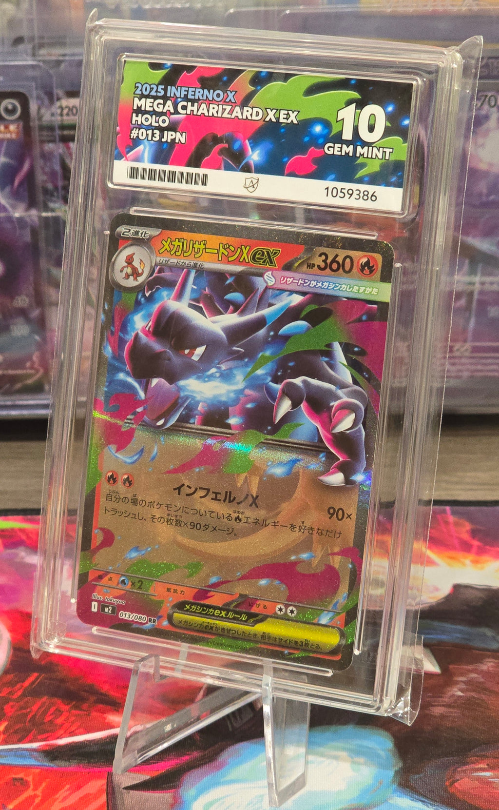 Mega Charizard X ex #013 ENG & JPN - Sequential ACE 10's