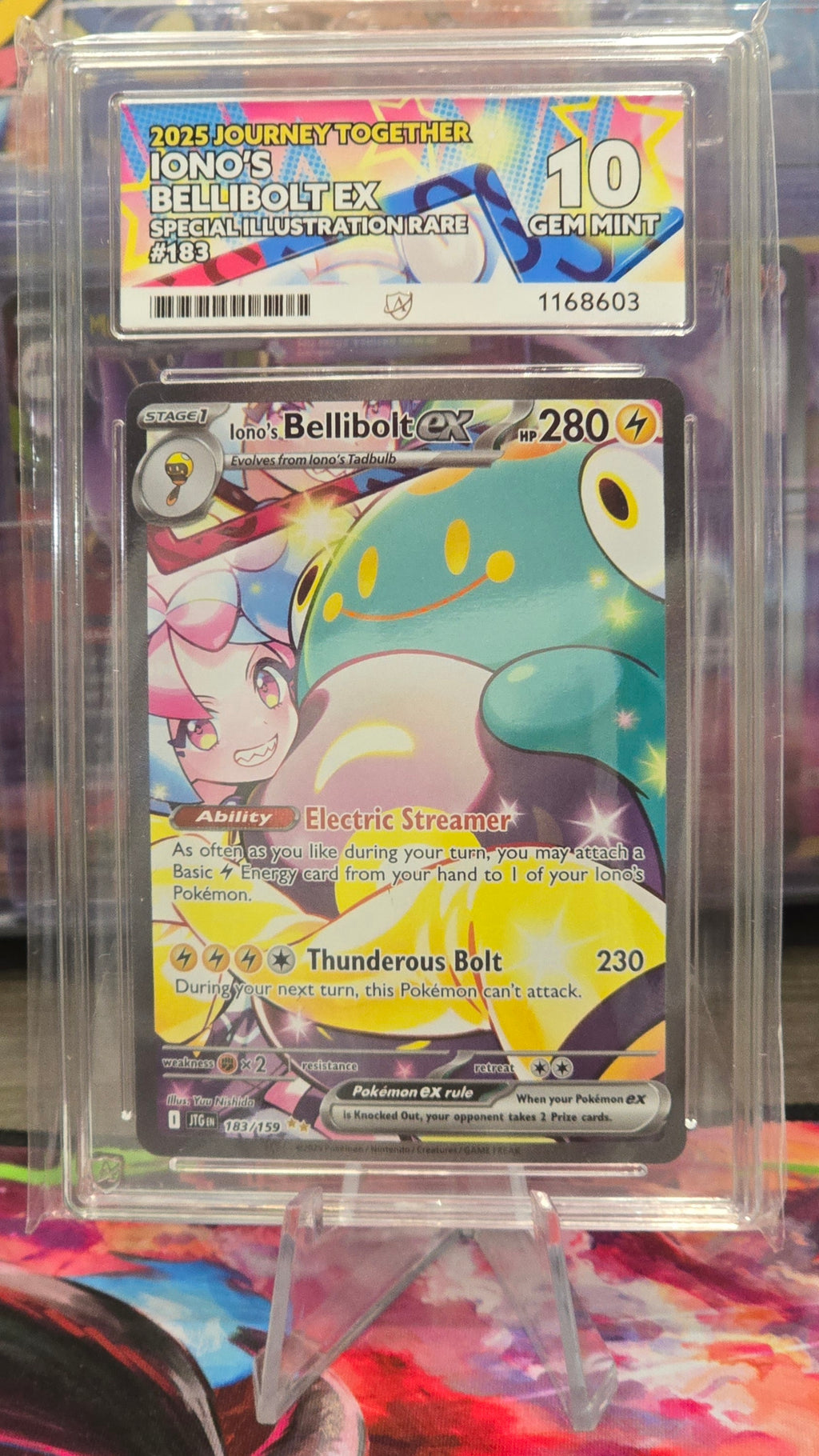 Iono's Bellibolt ex #183 SIR - ACE 10