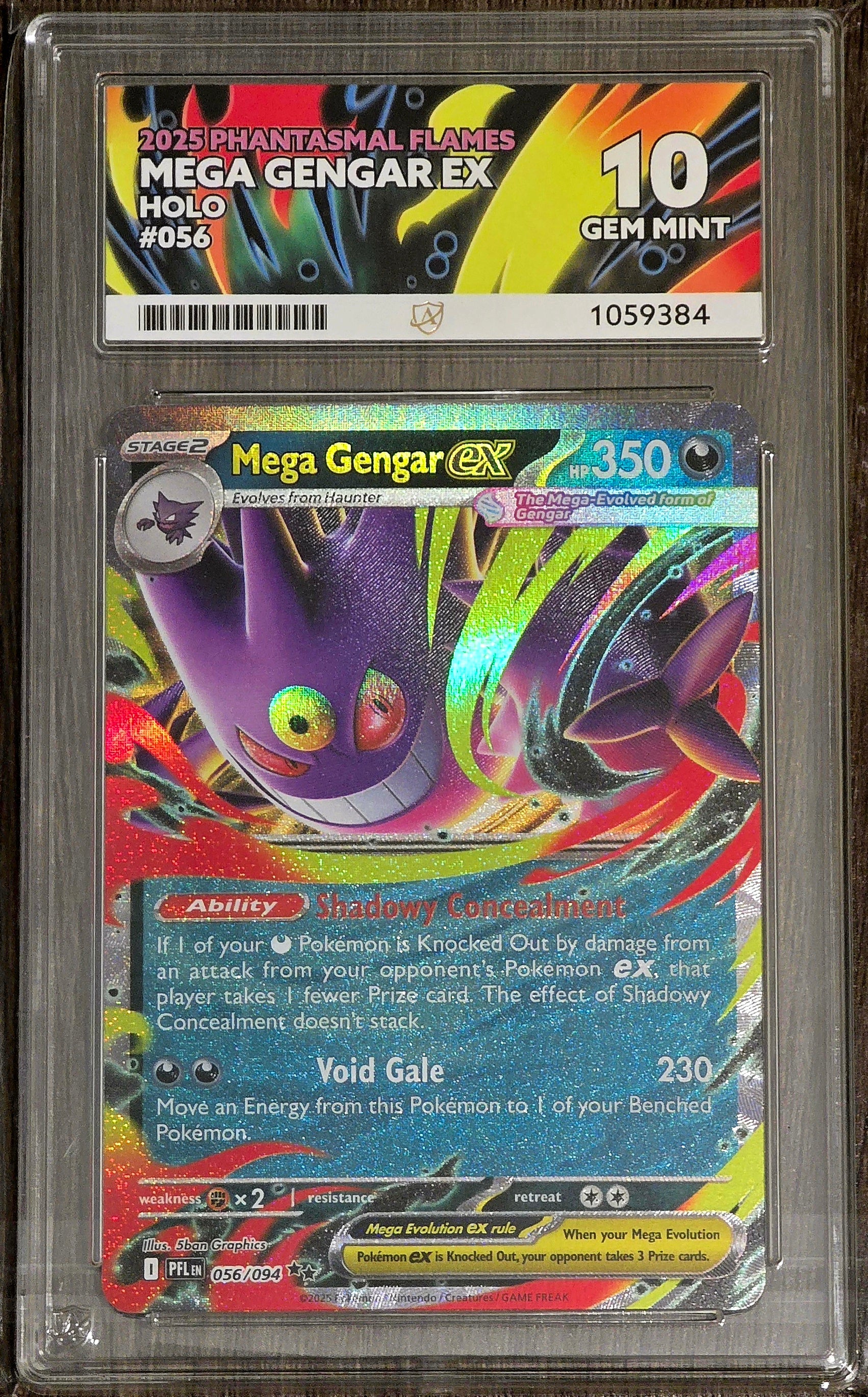 Mega Gengar ex #056 Holo - ACE 10