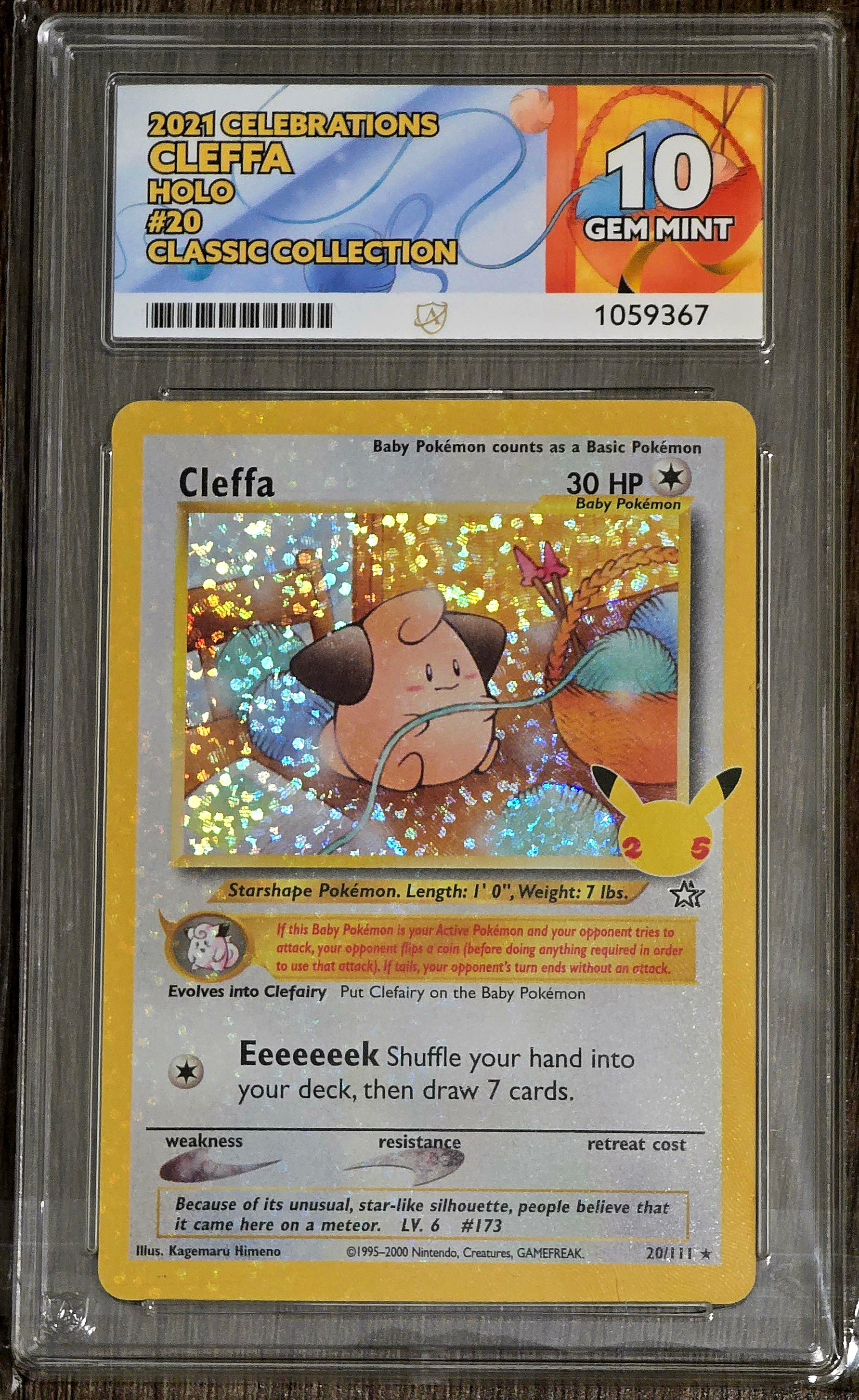 Cleffa #20 Holo - ACE 10